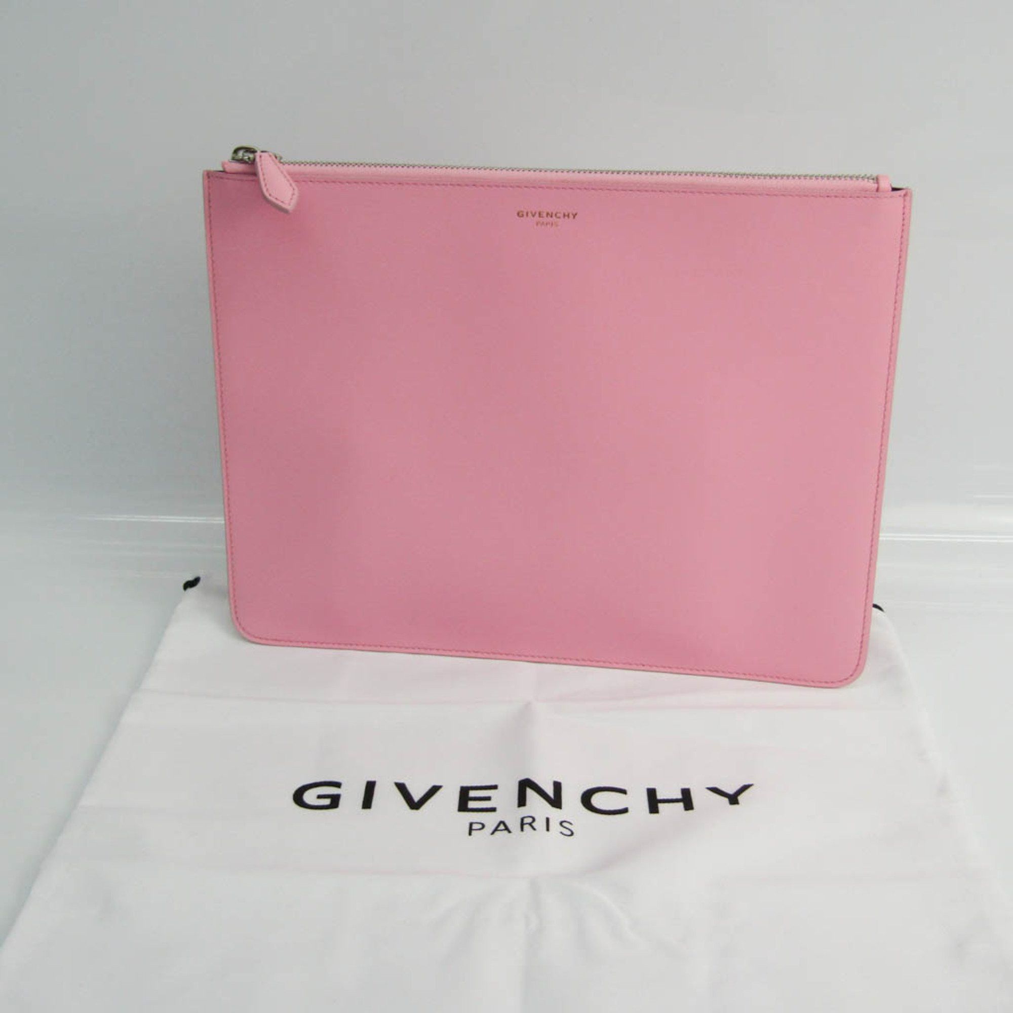 Givenchy Givenchy Women's Leather Clutch Bag Pink Size ONE SIZE - 11 Thumbnail