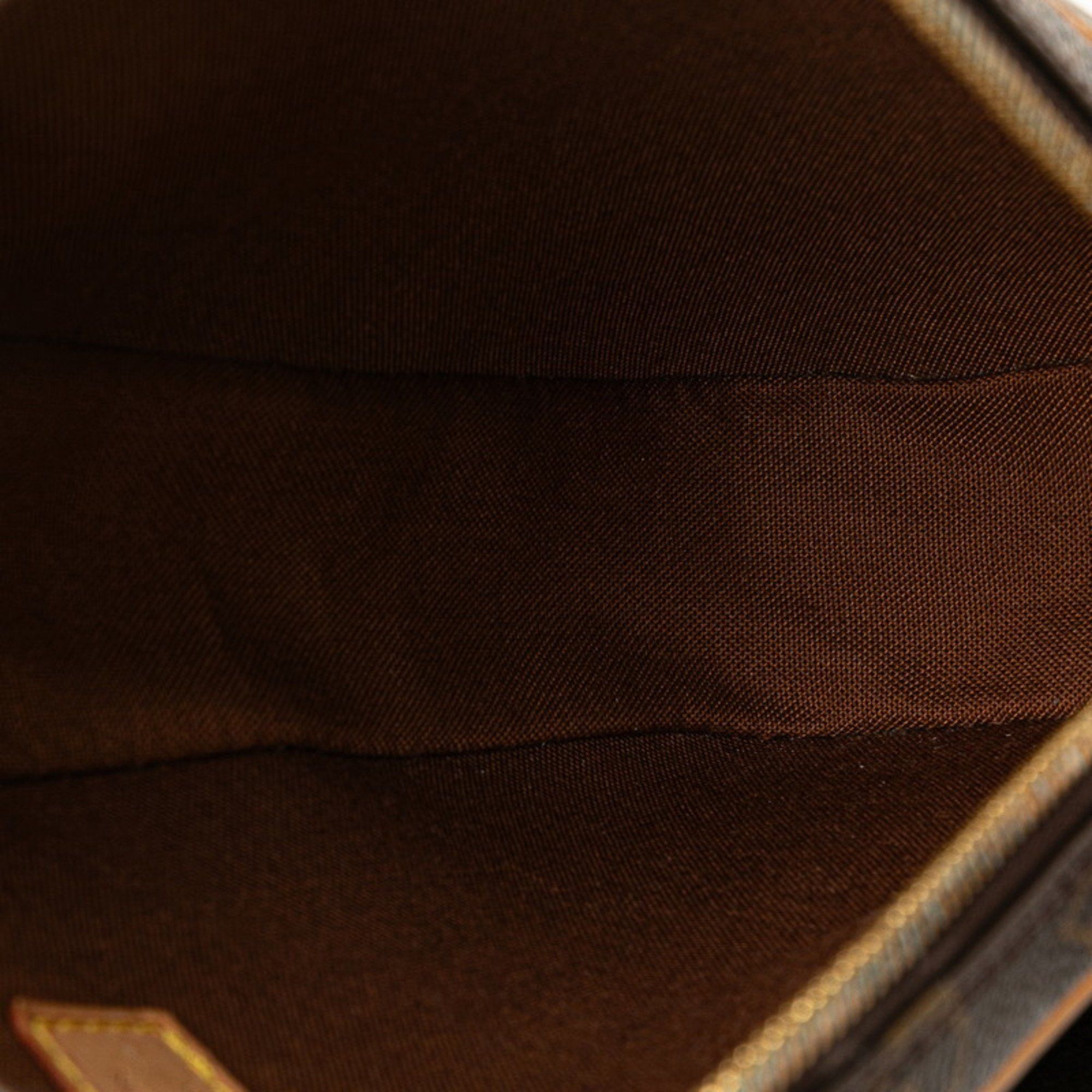 Louis Vuitton Louis Vuitton Monogram Pochette Ganju Body Bag Waist M51870 Brown PVC Leather Men's LOUIS VUITTON Size ONE SIZE - 9 Thumbnail