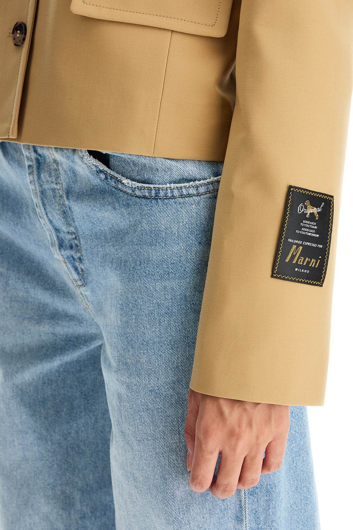 Marni MARNI Short Wool Blend Jacket Size S / US 4 / IT 40 - 4 Thumbnail