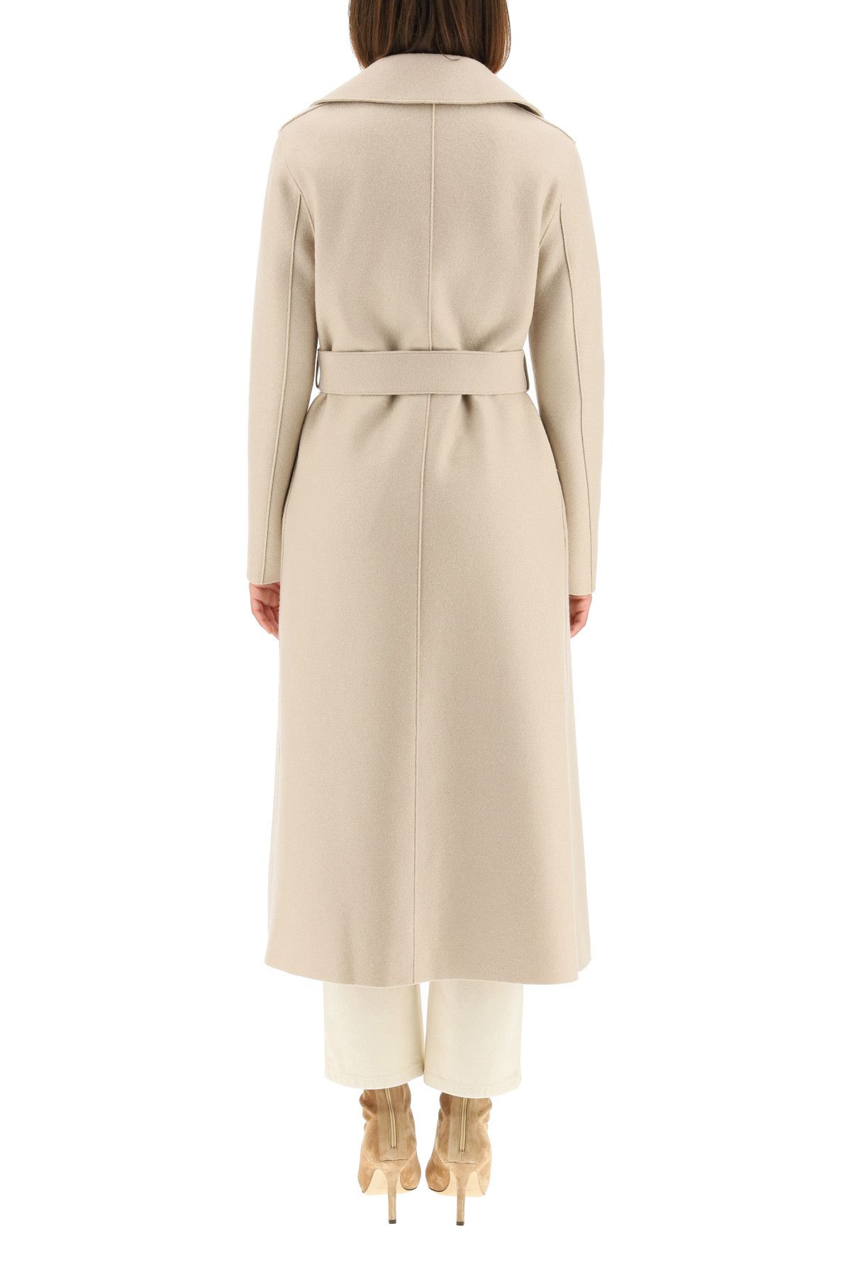 Harris Wharf London HARRIS WHARF LONDON Long Coat In Pressed Wool Size XS / US 0-2 / IT 36-38 - 3 Thumbnail