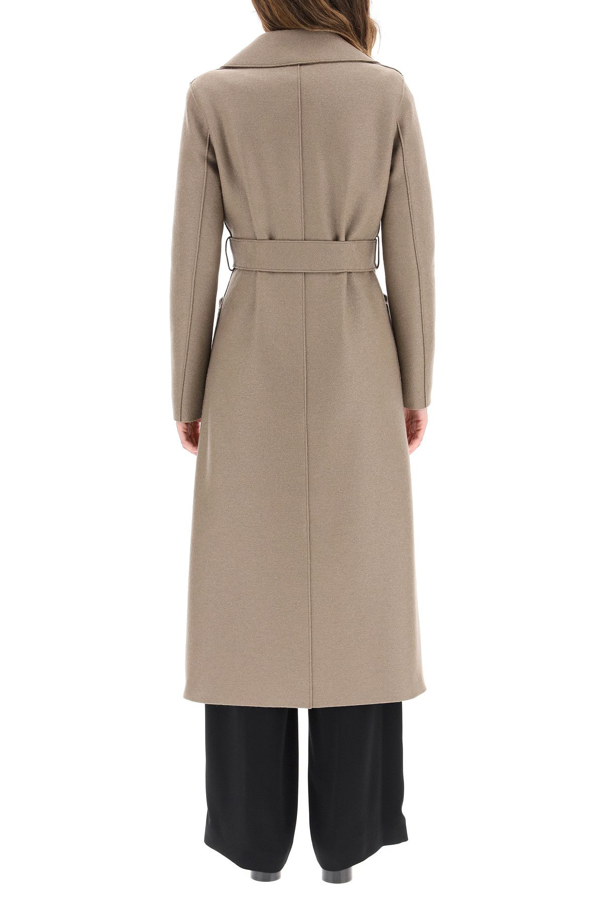 Harris Wharf London HARRIS WHARF LONDON Long Pressed Wool Coat Size S / US 4 / IT 40 - 3 Thumbnail