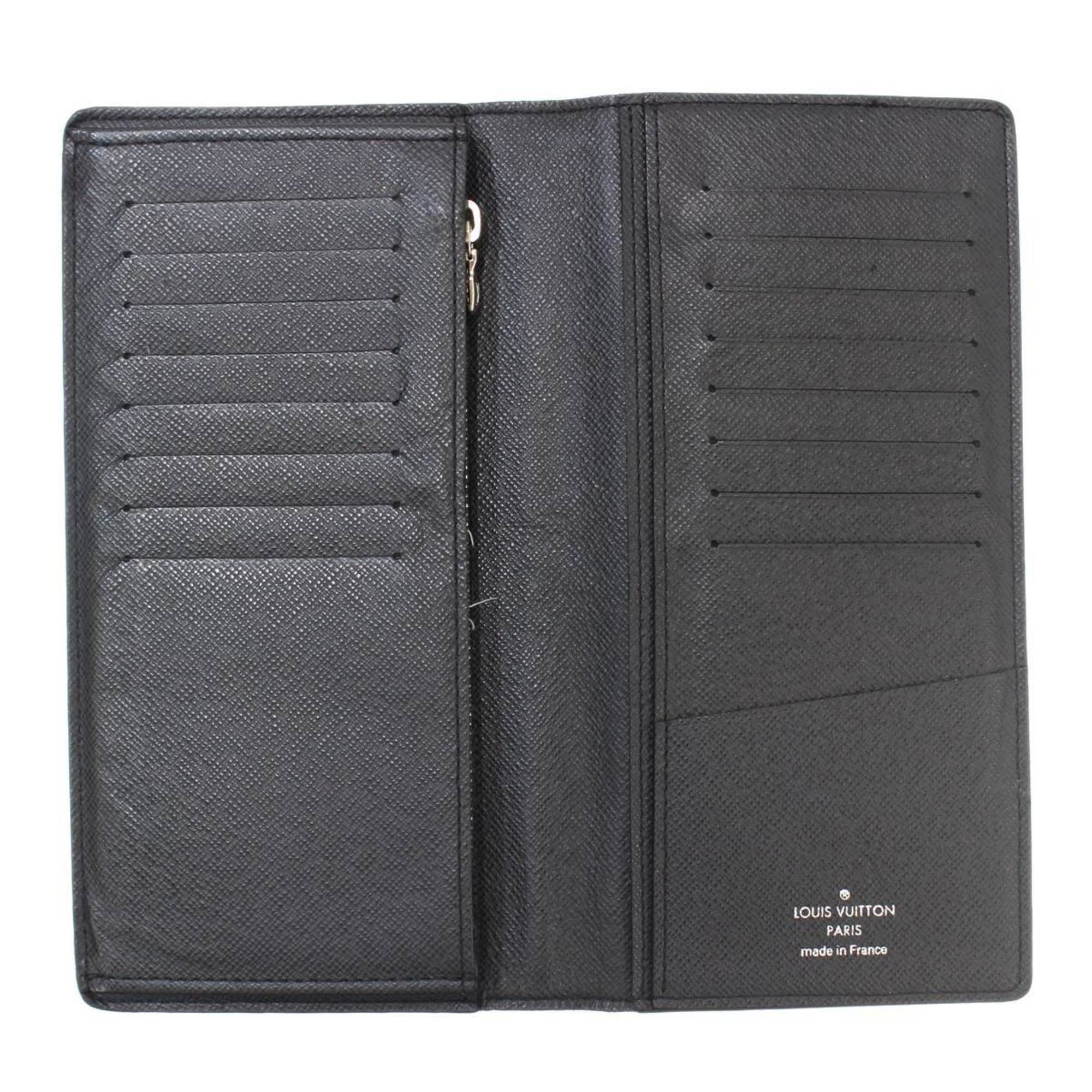 Louis Vuitton Louis Vuitton Portefeuille Brazza Bi-fold Long Wallet Taiga Ardoise M30501 T175 Size ONE SIZE - 6 Thumbnail