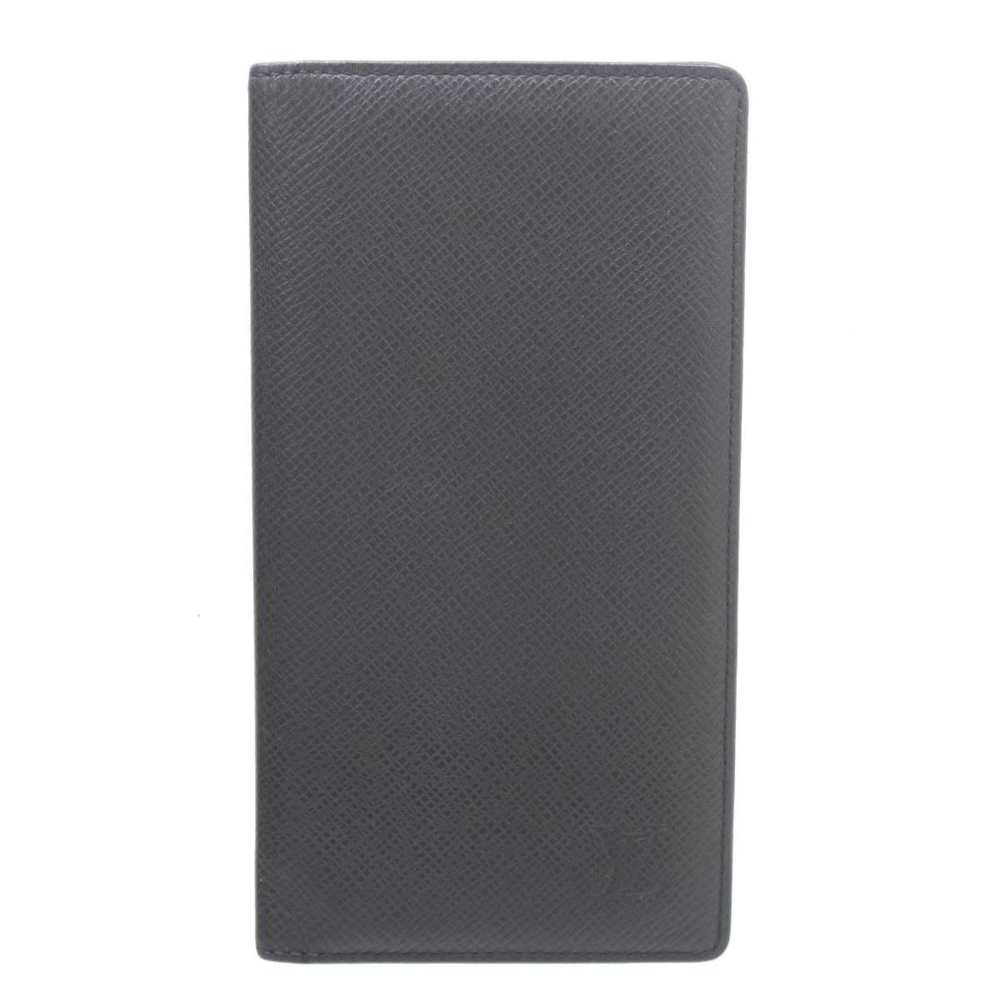 Louis Vuitton Louis Vuitton Porte Valeur Carte Credit Bi-fold Long Wallet Taiga Ardoise M30392 VI0043 Size ONE SIZE - 2 Thumbnail