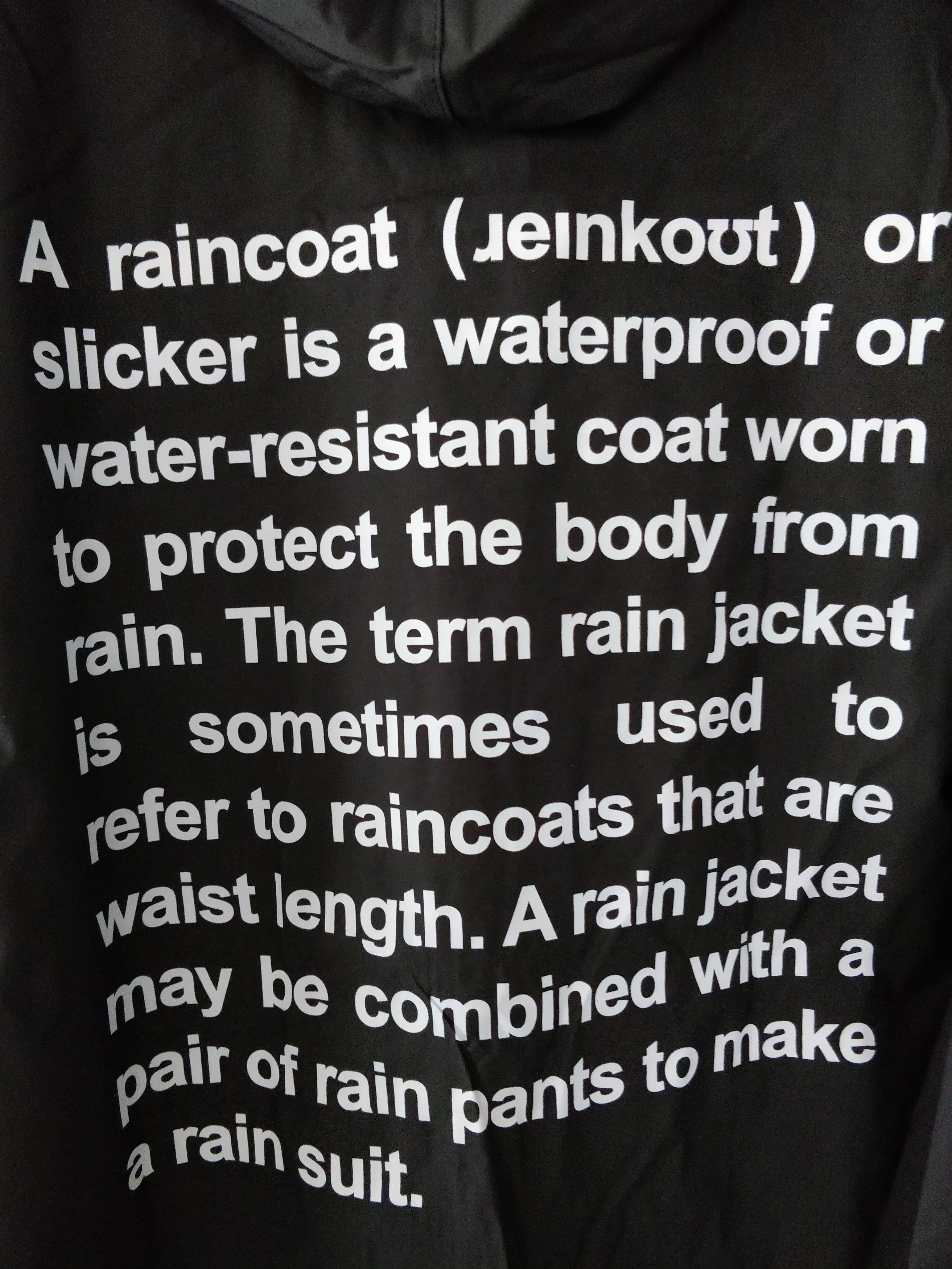 Vetements VETEMENTS “Official Fake” Definition Raincoat Size US L / EU 52-54 / 3 - 3 Thumbnail