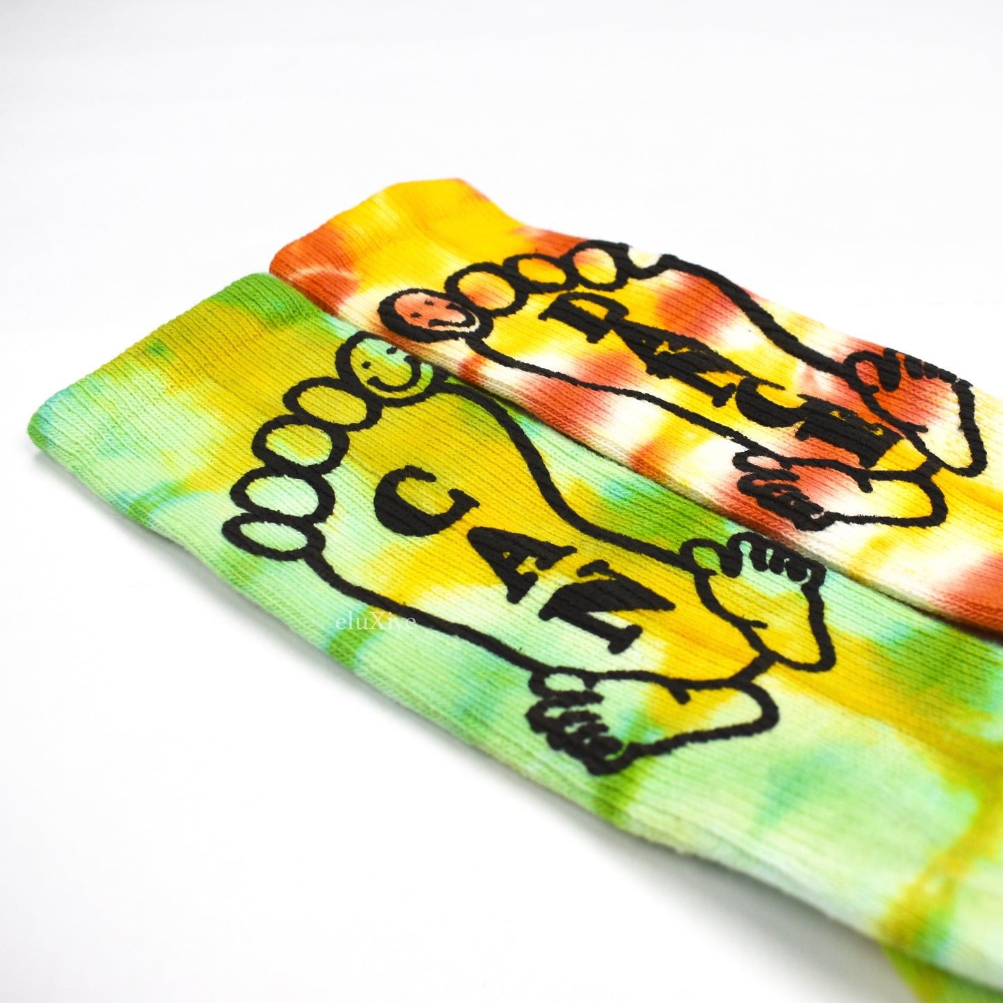 Online Ceramics Online Ceramics Still Dancing Tie Dye Rainbow Socks DS Size ONE SIZE - 4 Thumbnail