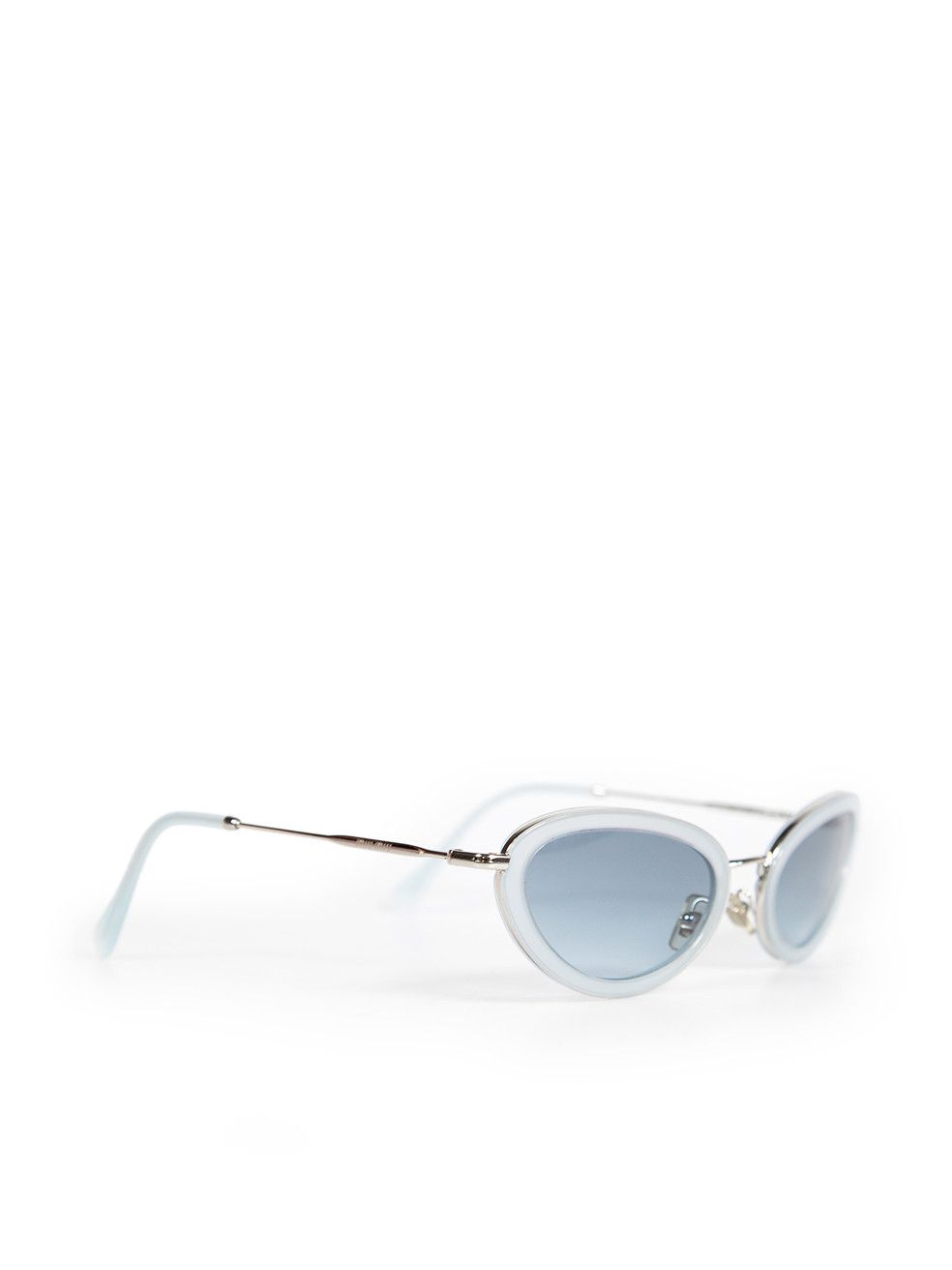 Miu Miu Blue Cat Eye Frame Sunglasses Size ONE SIZE - 2 Thumbnail
