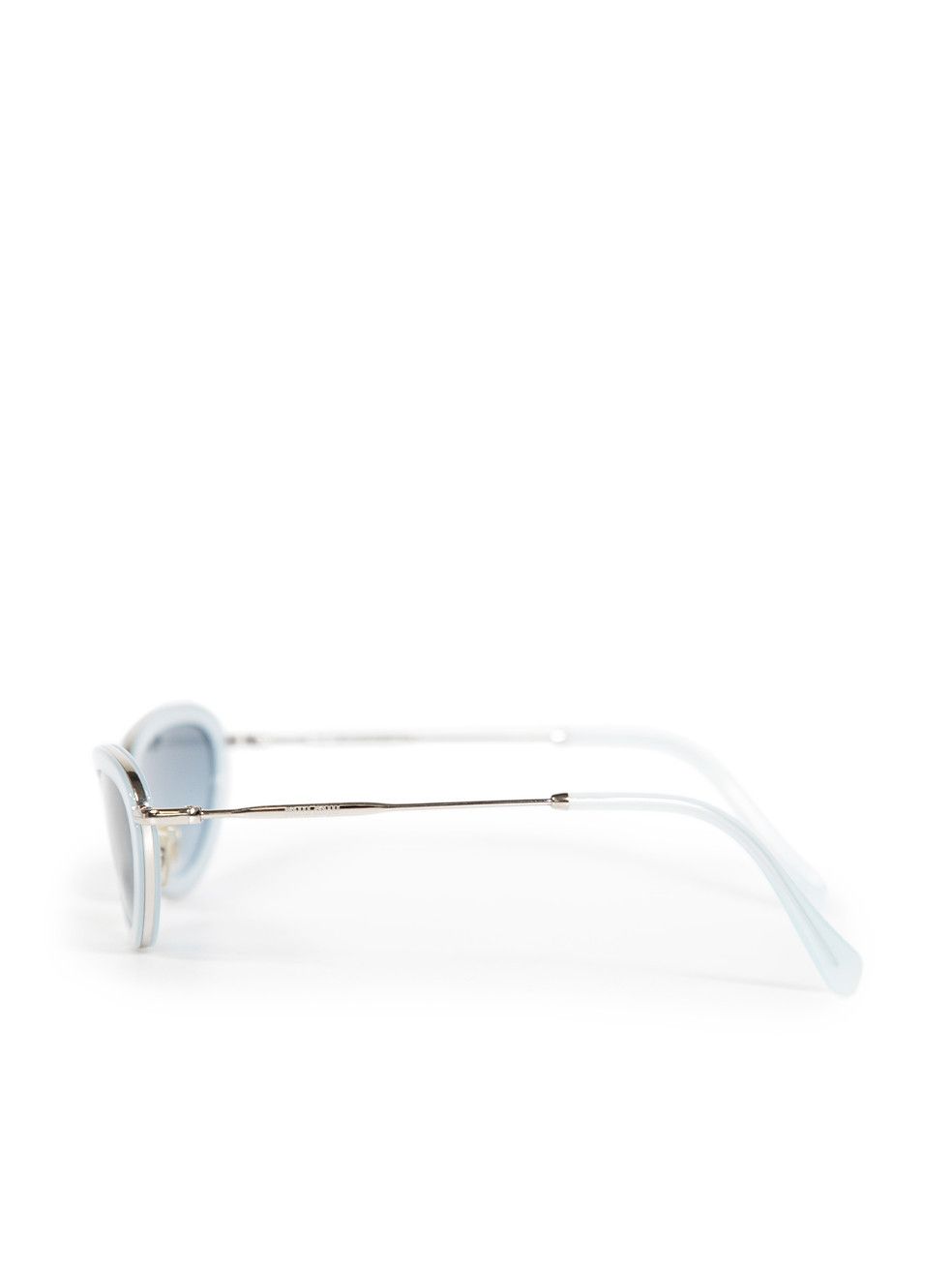 Miu Miu Blue Cat Eye Frame Sunglasses Size ONE SIZE - 4 Thumbnail