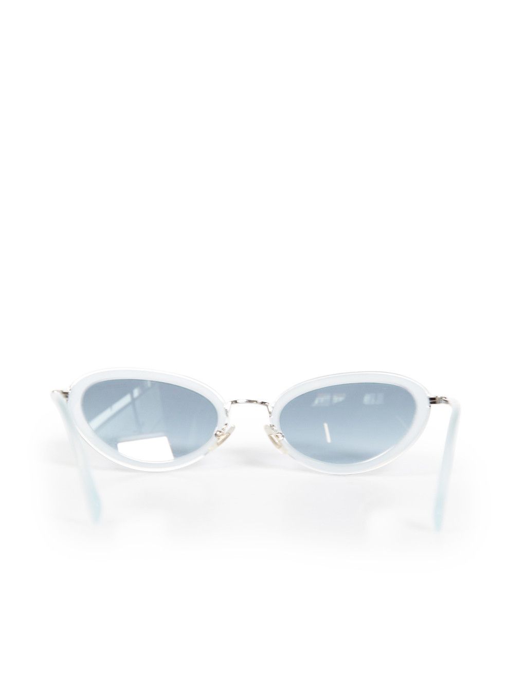 Miu Miu Blue Cat Eye Frame Sunglasses Size ONE SIZE - 3 Thumbnail
