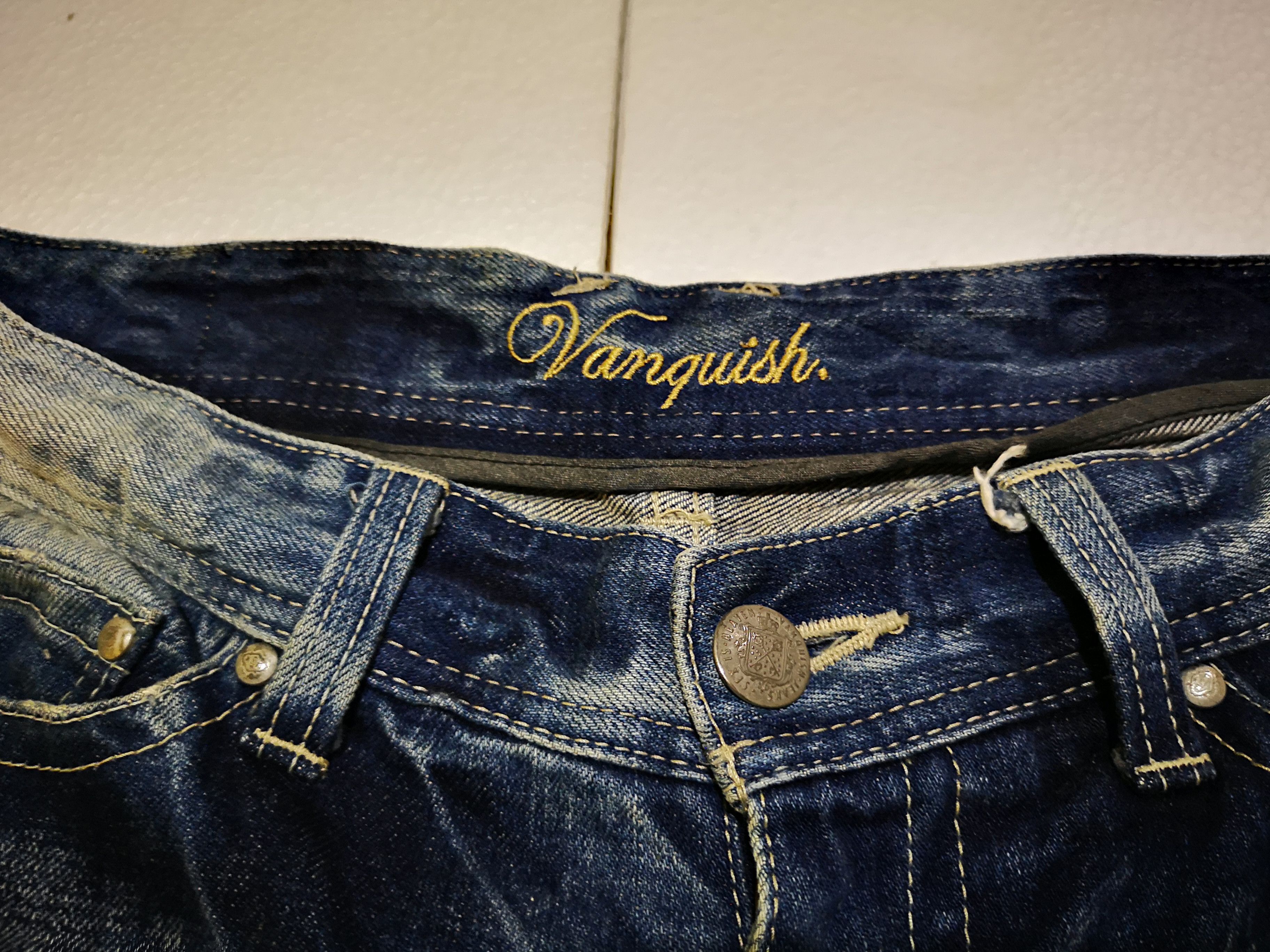 Vanquish Vanquish Distressed Skinny Jeans Rare Size US 32 / EU 48 - 4 Thumbnail