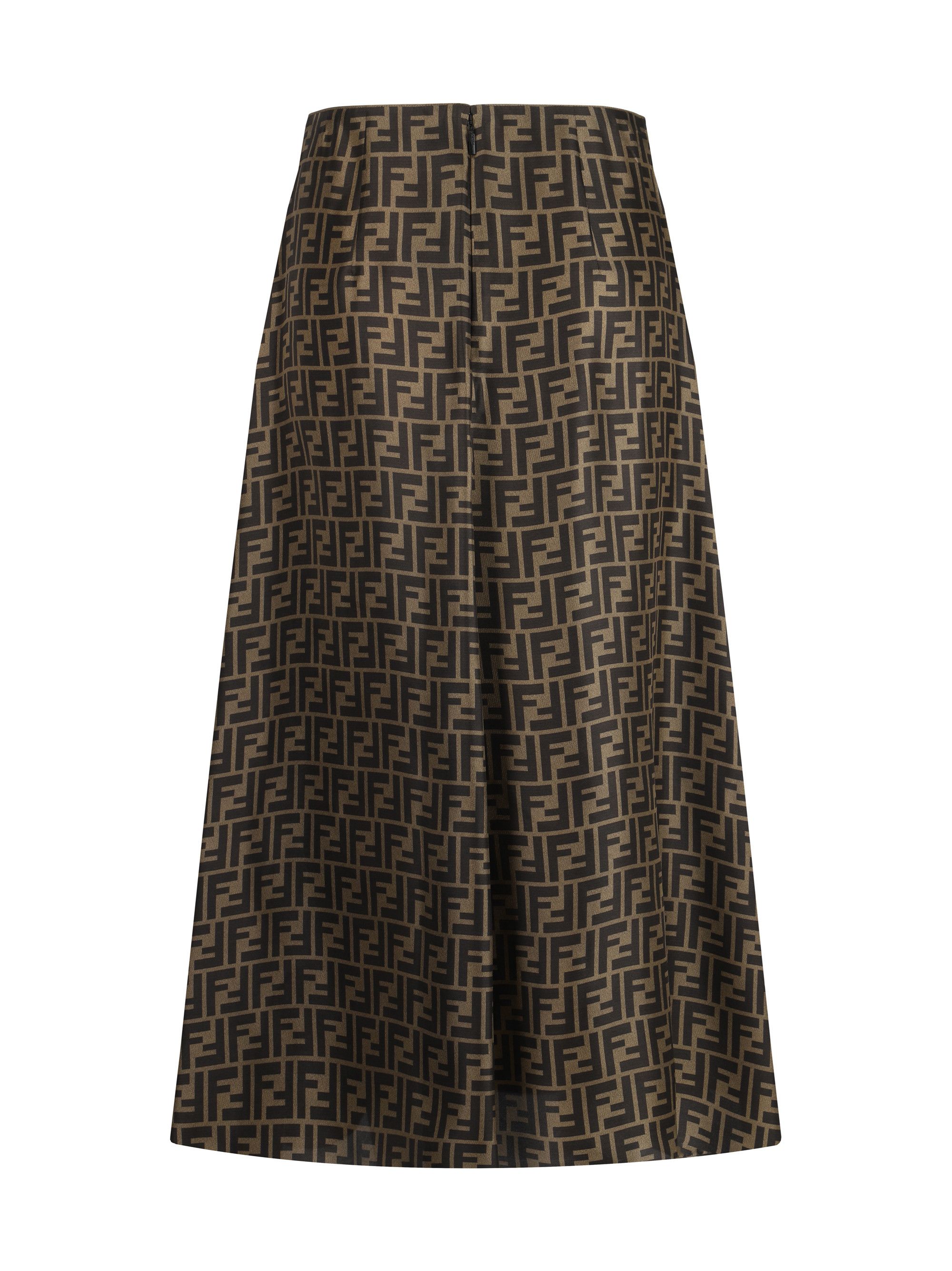 Fendi Midi Skirt Size 26" / US 2 / IT 38 - 2 Thumbnail