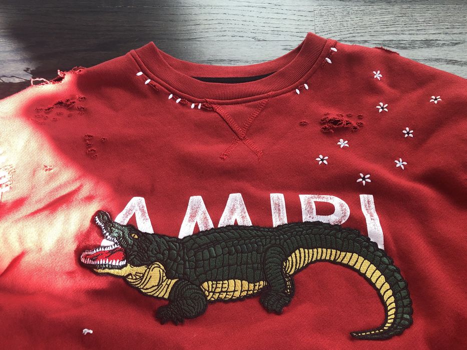 Amiri cheap alligator sweatshirt