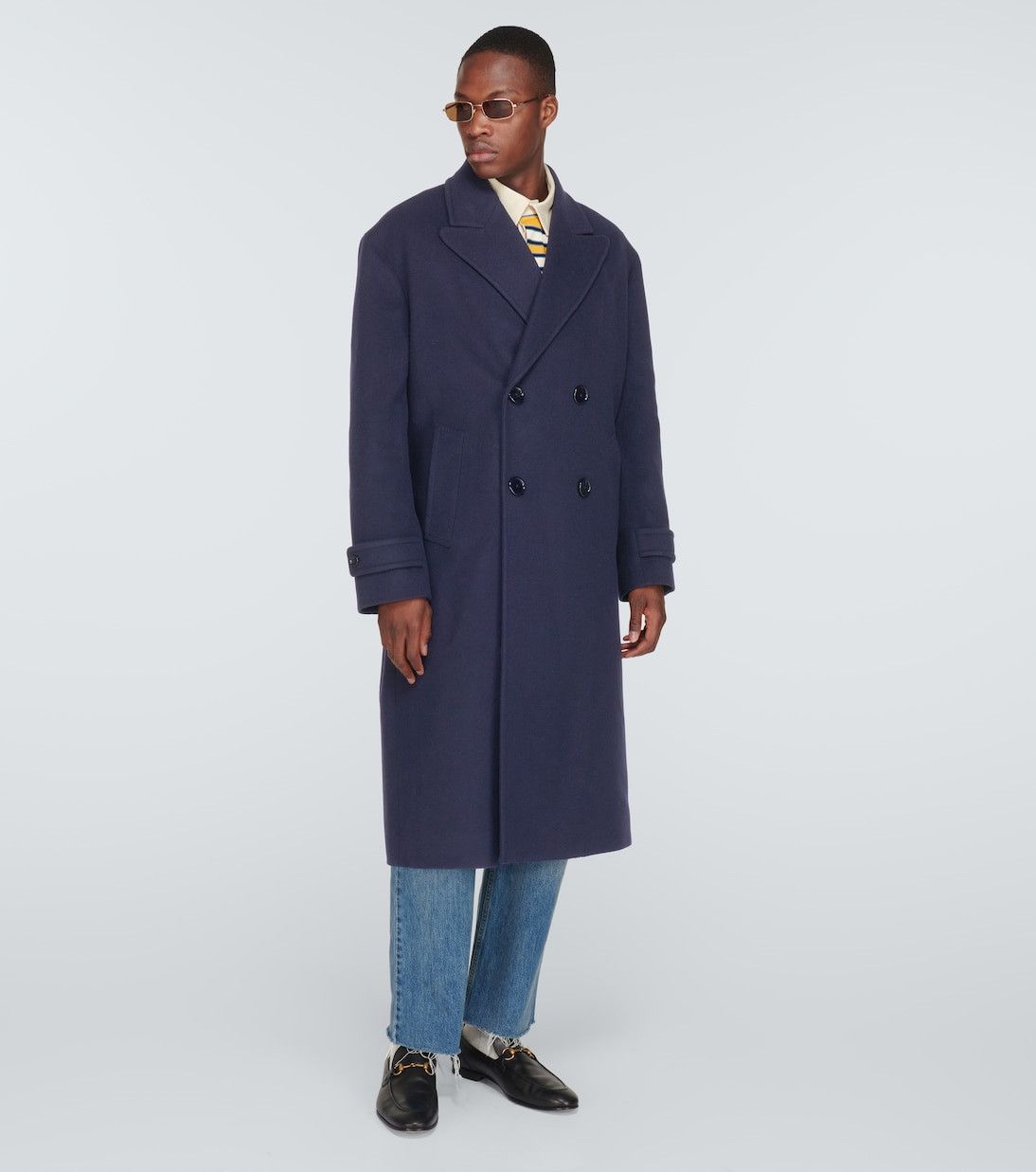 Gucci Double-breasted wool overcoat Size US M / EU 48-50 / 2 - 3 Thumbnail
