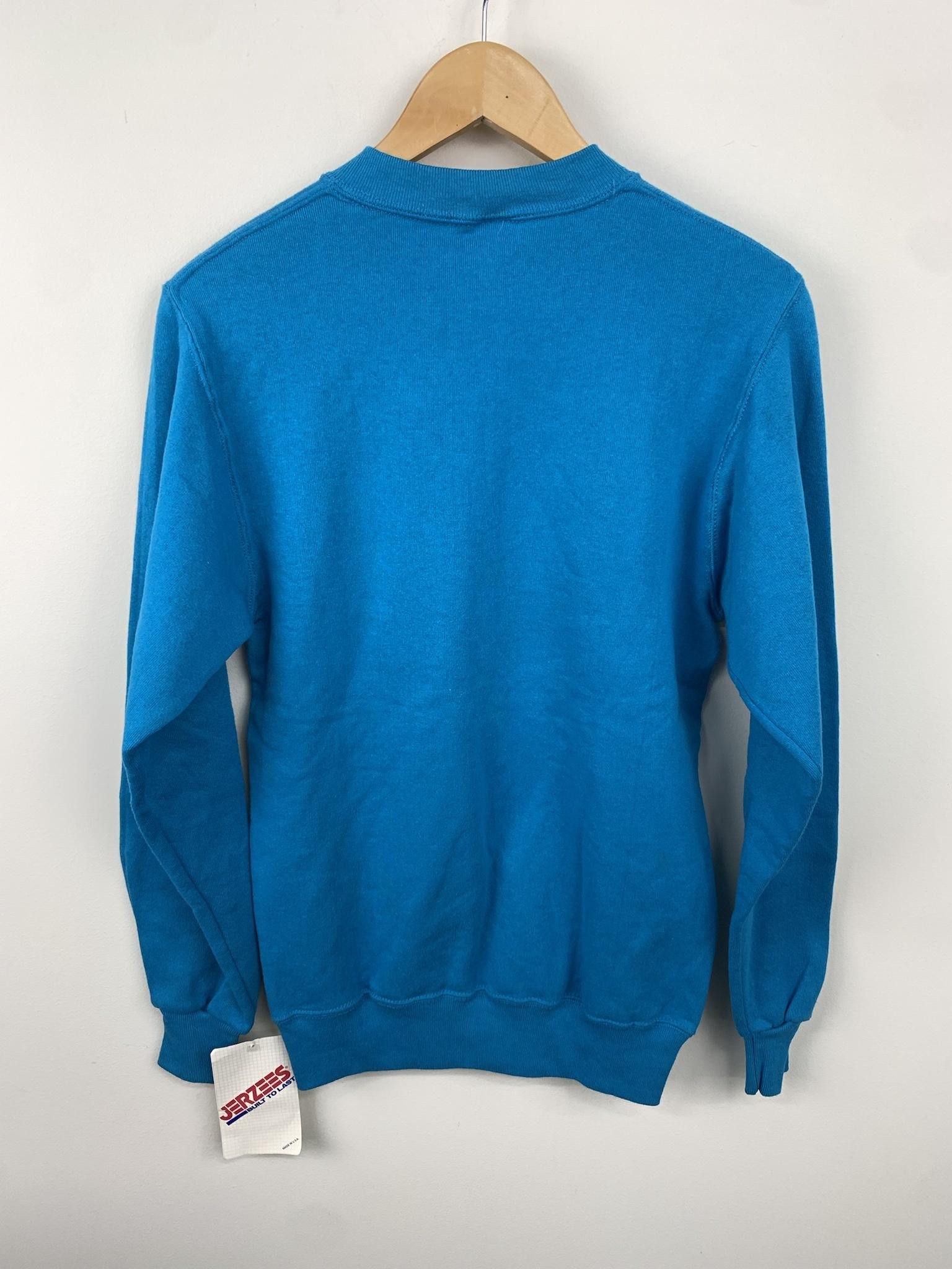 Jerzees × Vintage Vintage Crewneck 1980's Deadstock Jerzees Blank Crewneck Size US S / EU 44-46 / 1 - 4 Thumbnail