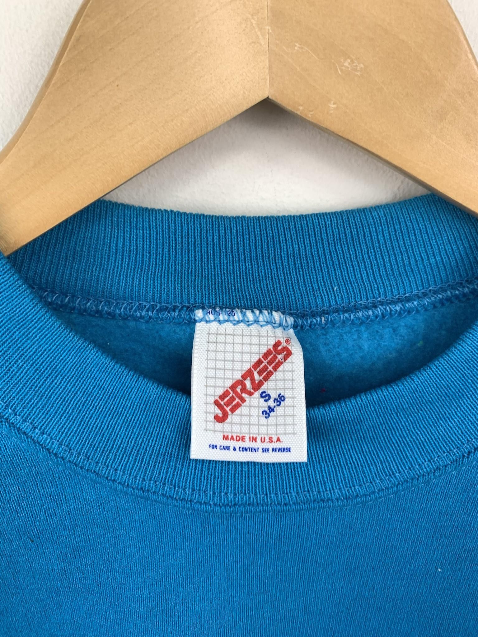 Jerzees × Vintage Vintage Crewneck 1980's Deadstock Jerzees Blank Crewneck Size US S / EU 44-46 / 1 - 3 Thumbnail