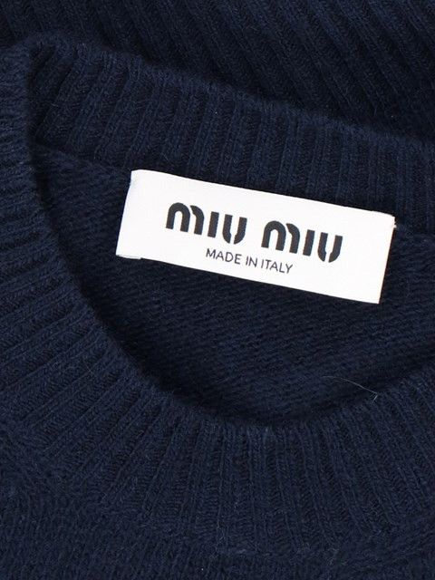 Miu Miu LOGO CROP CARDIGAN Size S / US 4 / IT 40 - 3 Thumbnail