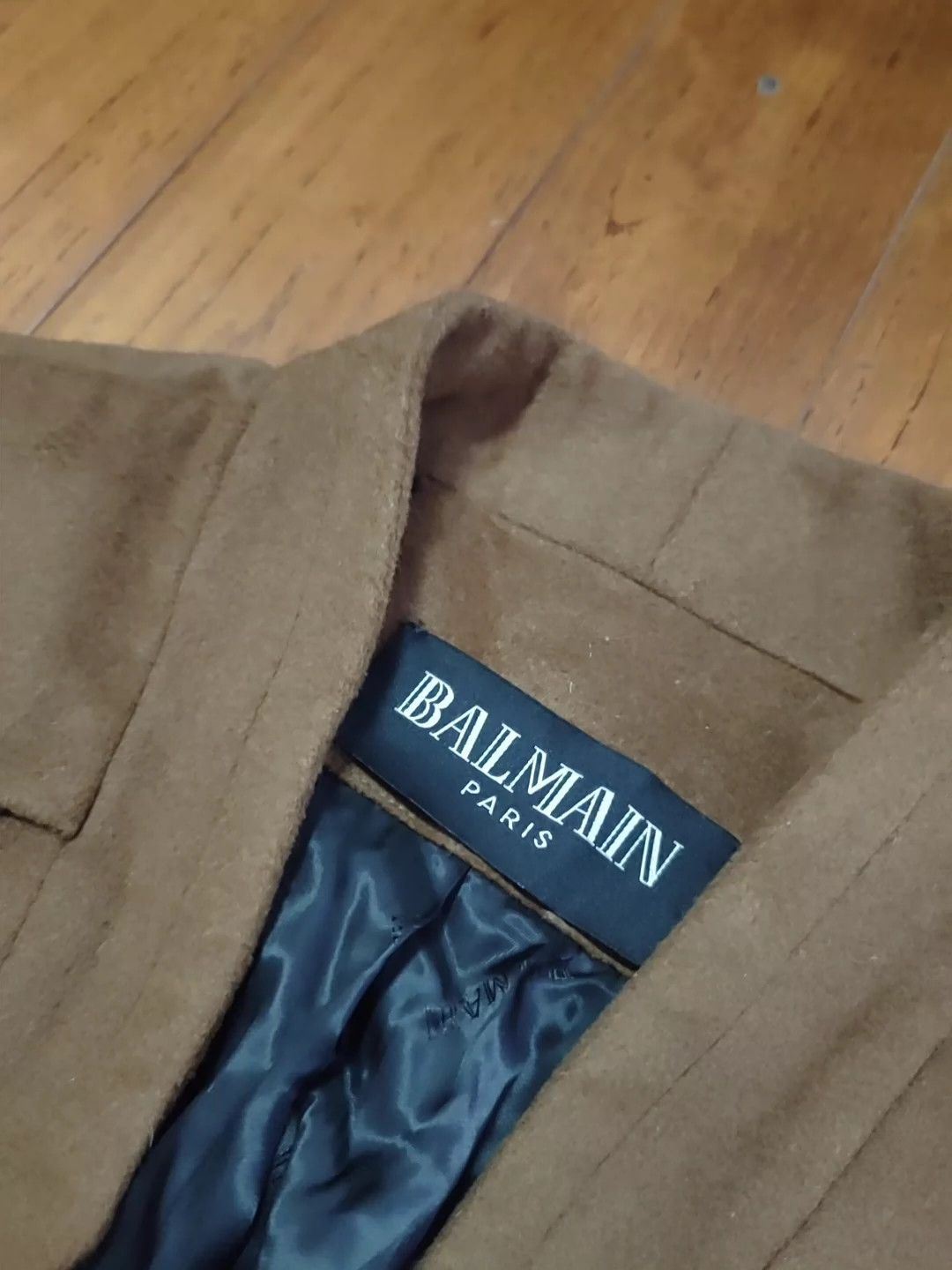 Balmain Balmain Cashmere woolen stand-up collar military suit jacket Size US M / EU 48-50 / 2 - 2 Thumbnail