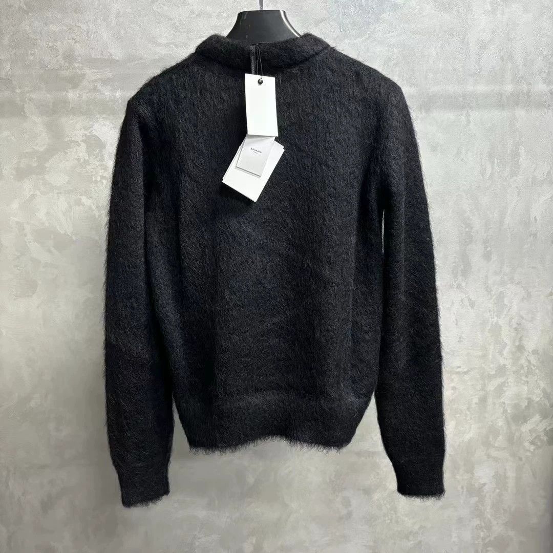 Balmain Balmain Embroidered logo napped sweater Size US S / EU 44-46 / 1 - 2 Thumbnail