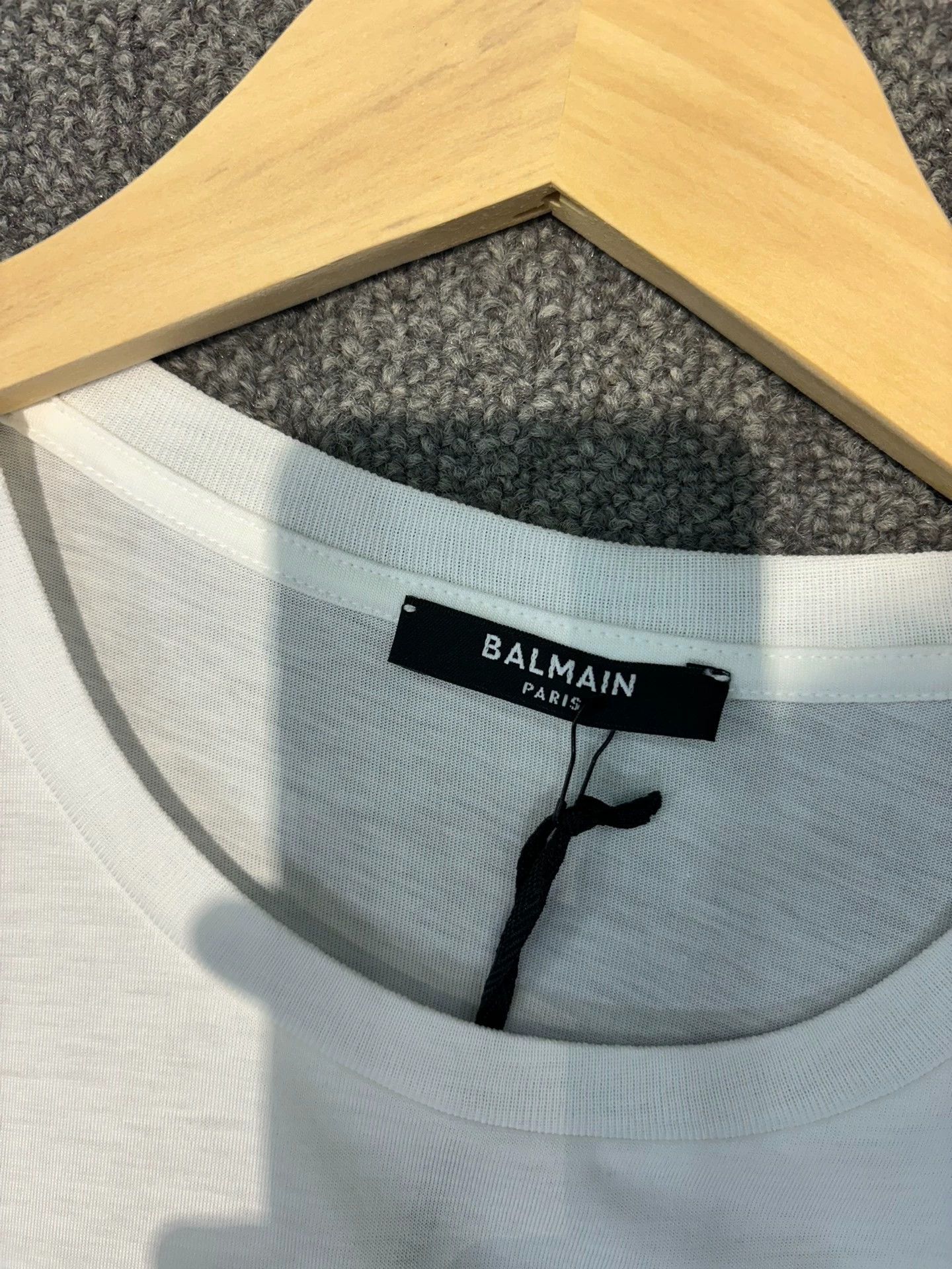 Balmain Balmain White and black short sleeves Size US S / EU 44-46 / 1 - 2 Thumbnail