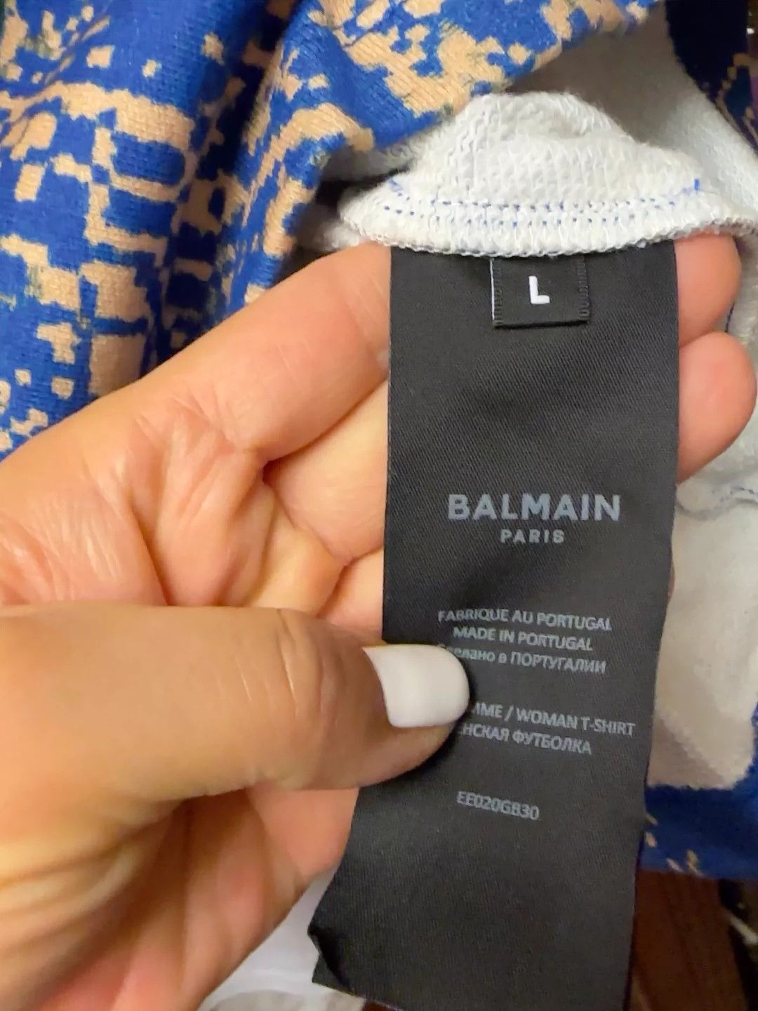 Balmain Balmain the short one Size US L / EU 52-54 / 3 - 4 Thumbnail