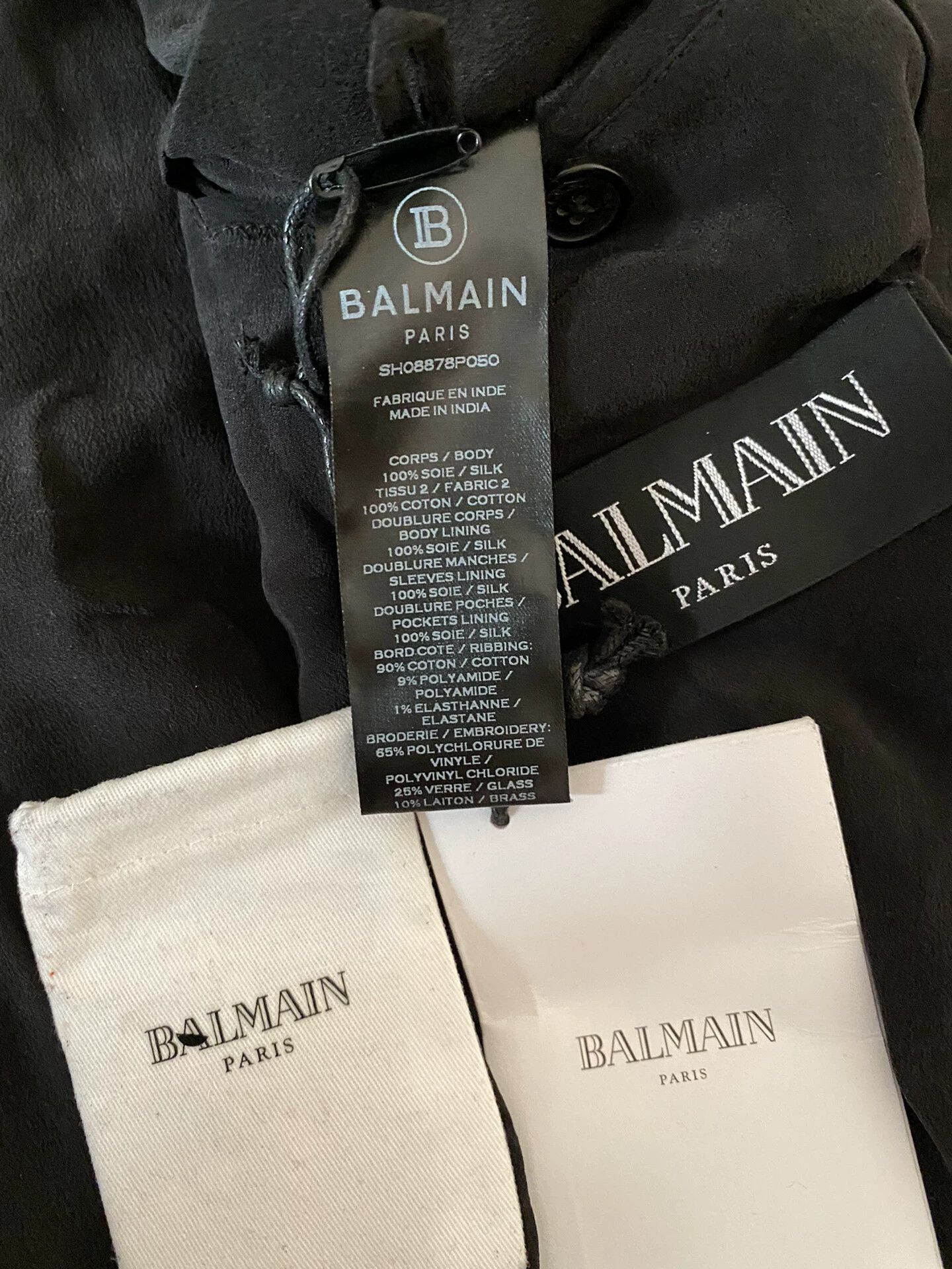 Balmain Balmain Baseball jacket casual coat Size US L / EU 52-54 / 3 - 7 Thumbnail