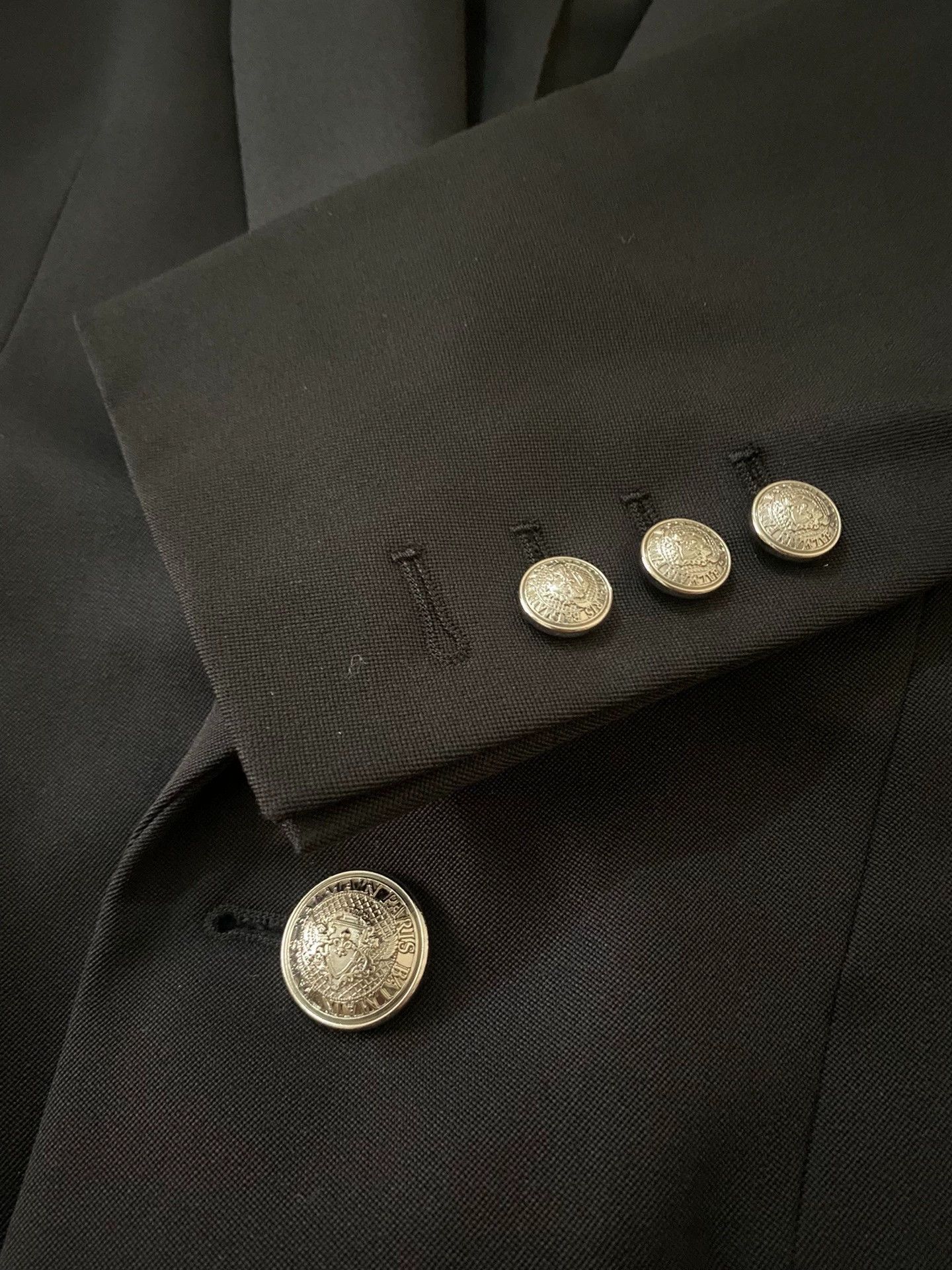 Balmain Balmain Men's silver buckle single western suit Size US S / EU 44-46 / 1 - 6 Thumbnail