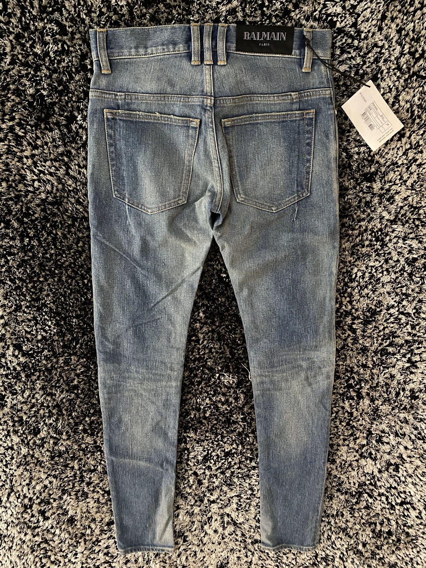 Balmain Balmain Men's denim trousers Size US 27 - 2 Thumbnail