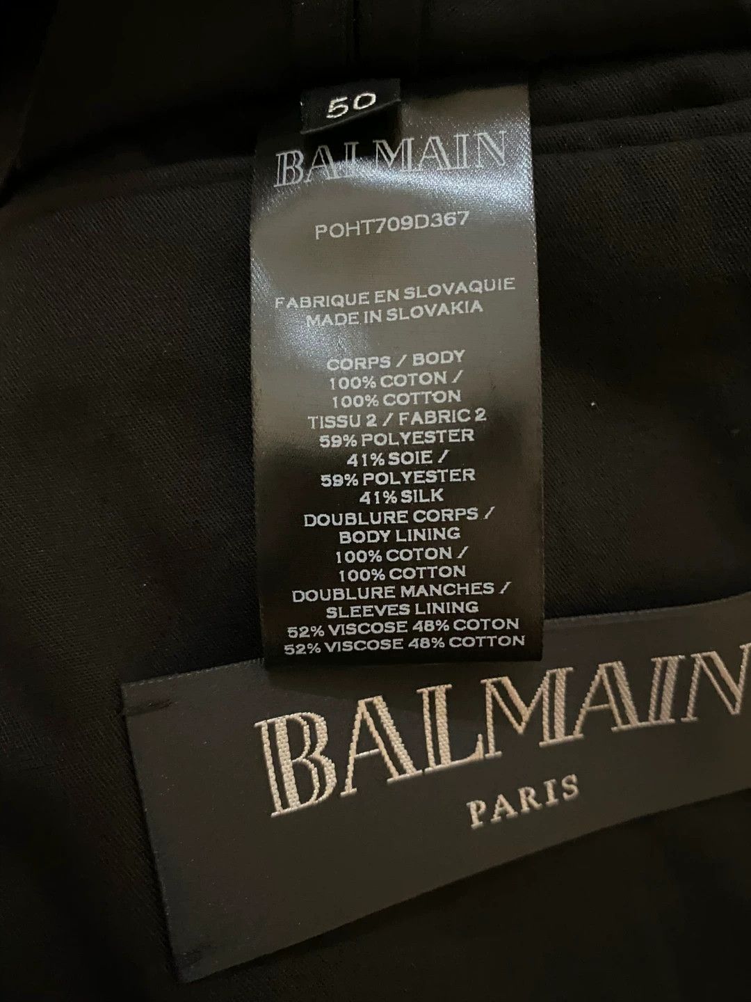 Balmain Balmain Men's silver buckle single western suit Size US M / EU 48-50 / 2 - 7 Thumbnail