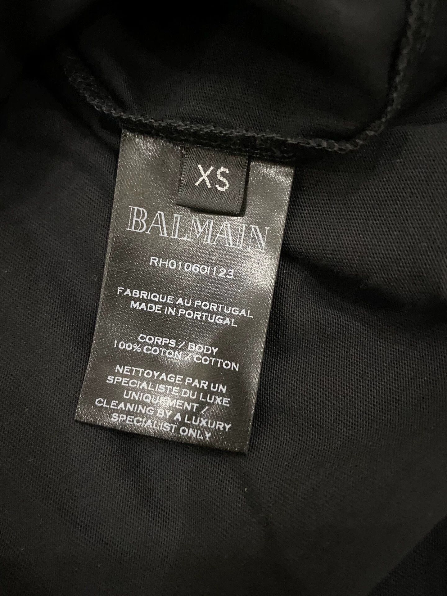 Balmain Balmain Men's printed loose OS short sleeve T-shirt Size US XS / EU 42 / 0 - 7 Thumbnail