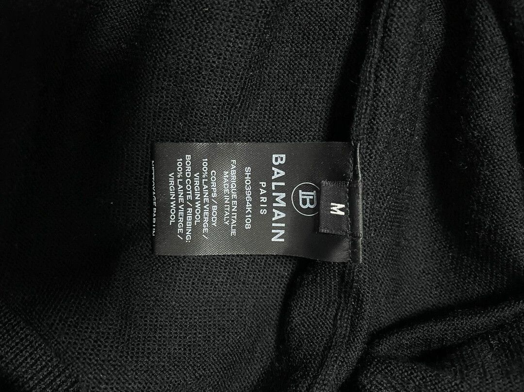 Balmain Balmain knitted sweater Size US M / EU 48-50 / 2 - 3 Thumbnail