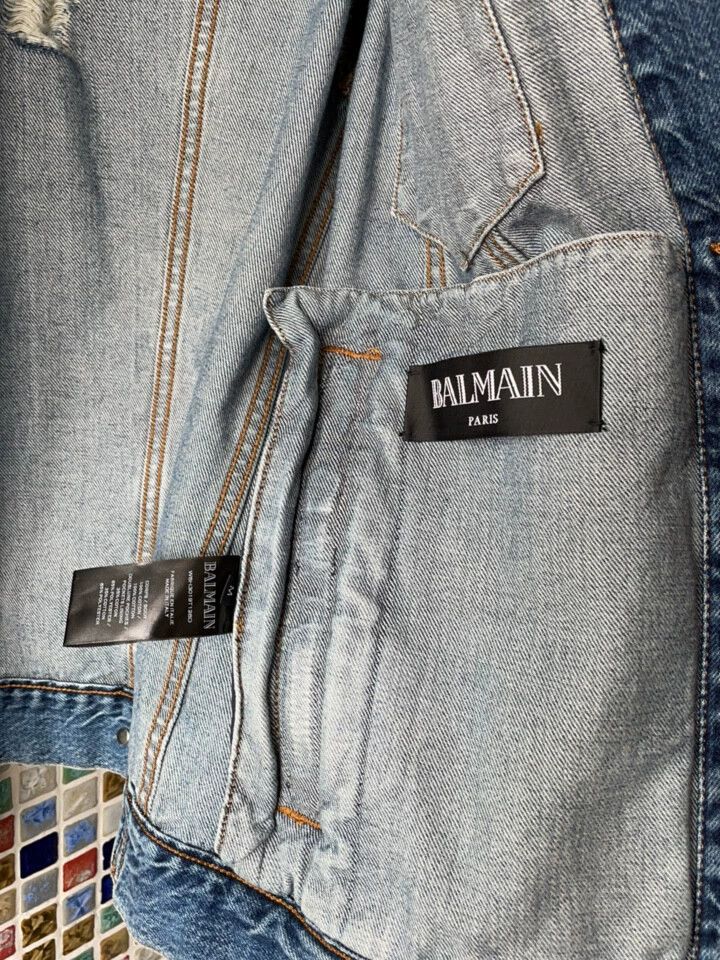 Balmain Balmain Destroy a denim jacket Size US M / EU 48-50 / 2 - 2 Thumbnail