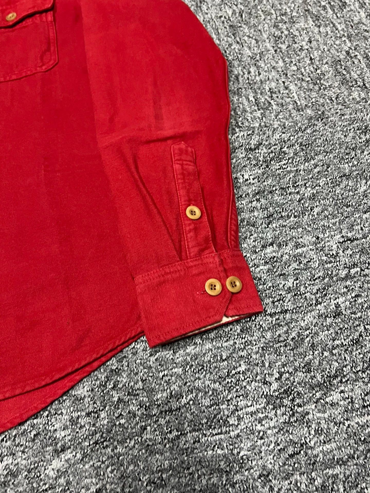 Visvim VISVIM 17SS BLACK ELK FLANNEL cuff flanged bloodworm dyed flannel shirt Size US M / EU 48-50 / 2 - 6 Thumbnail