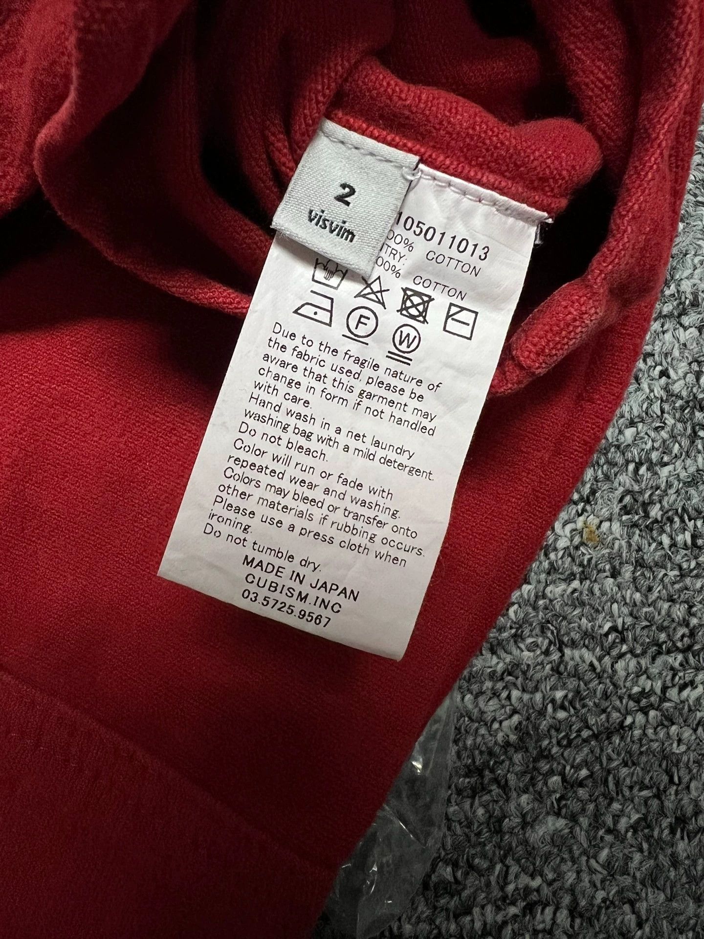 Visvim VISVIM 17SS BLACK ELK FLANNEL cuff flanged bloodworm dyed flannel shirt Size US M / EU 48-50 / 2 - 9 Thumbnail