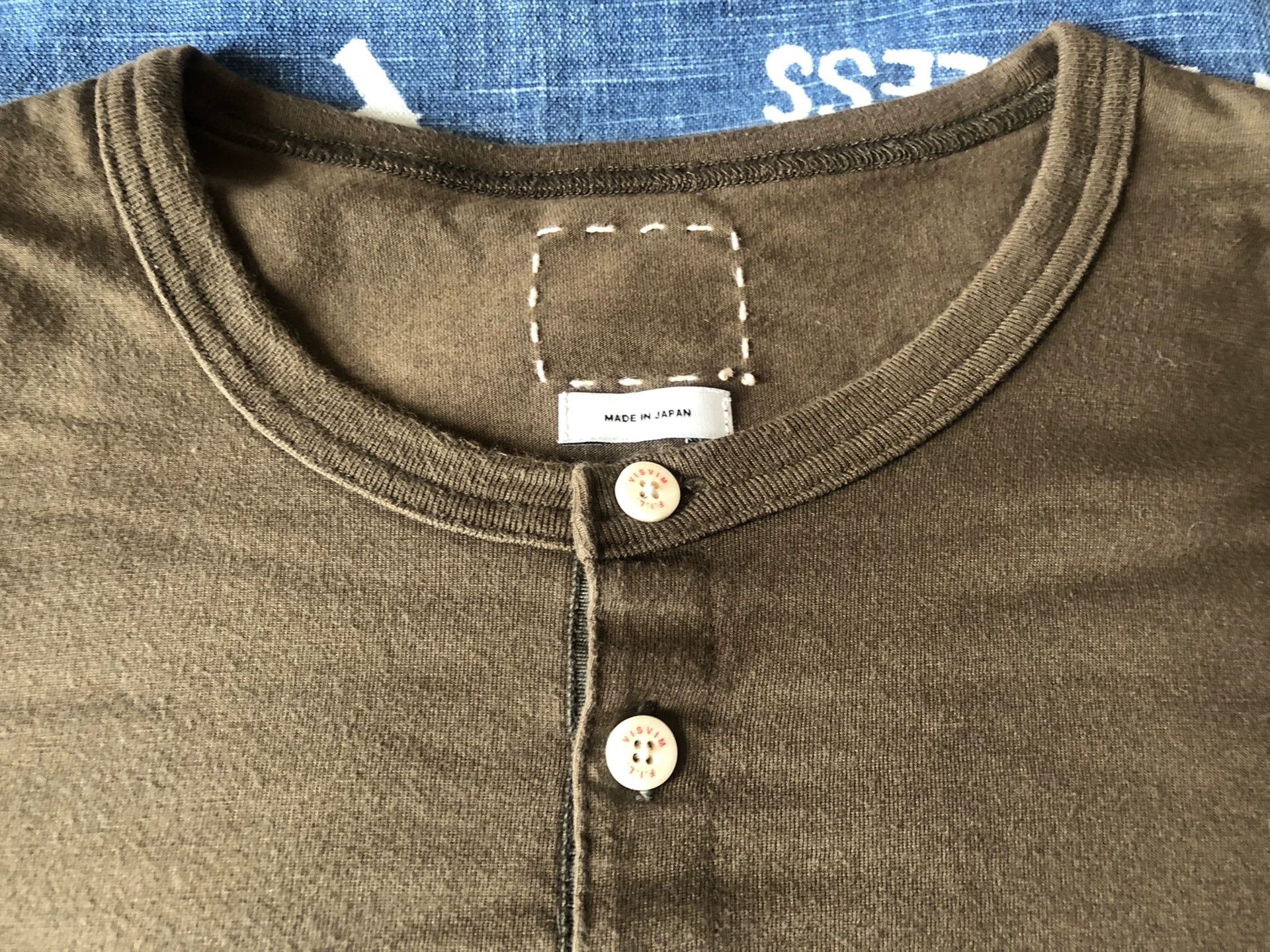 Visvim Visvim 15AW D.Scoop Henley L/S （Luxsic） Size US M / EU 48-50 / 2 - 3 Thumbnail
