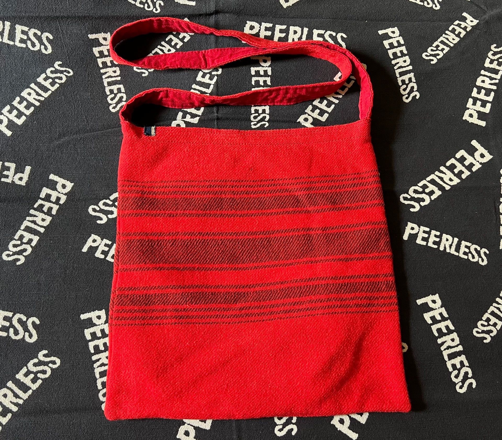 Visvim Visvim ICT 16AW Musette Bag N.D Cochineal Border Size ONE SIZE - 2 Thumbnail