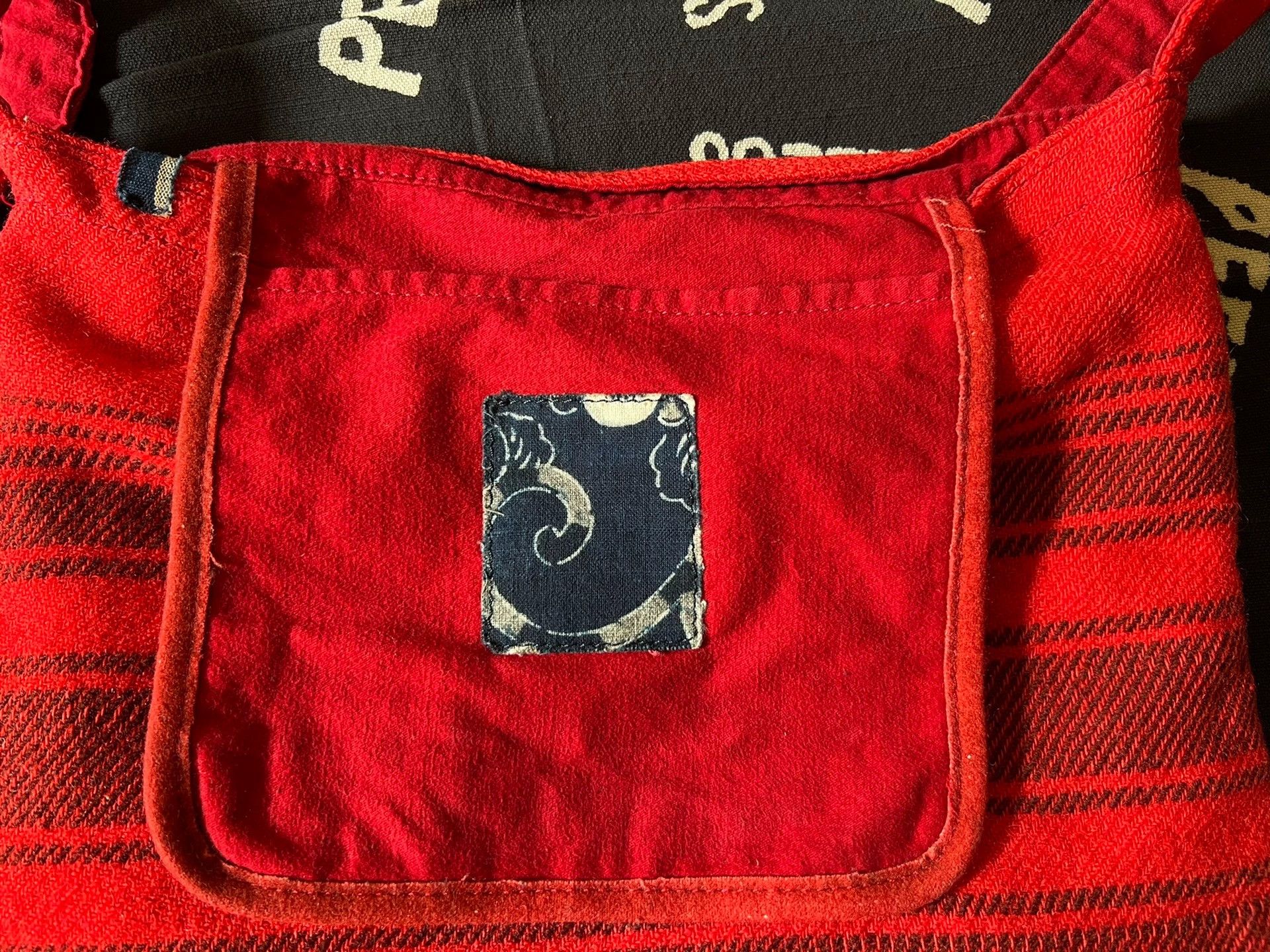 Visvim Visvim ICT 16AW Musette Bag N.D Cochineal Border Size ONE SIZE - 4 Thumbnail