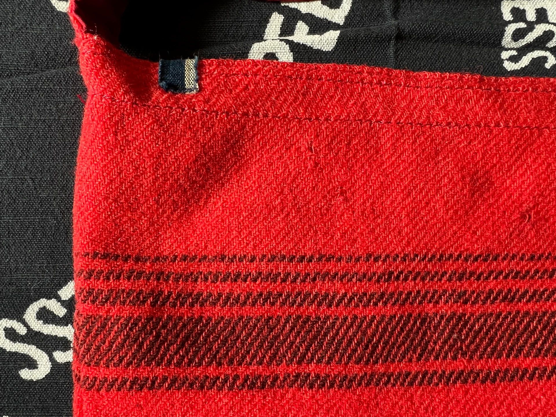 Visvim Visvim ICT 16AW Musette Bag N.D Cochineal Border Size ONE SIZE - 3 Thumbnail