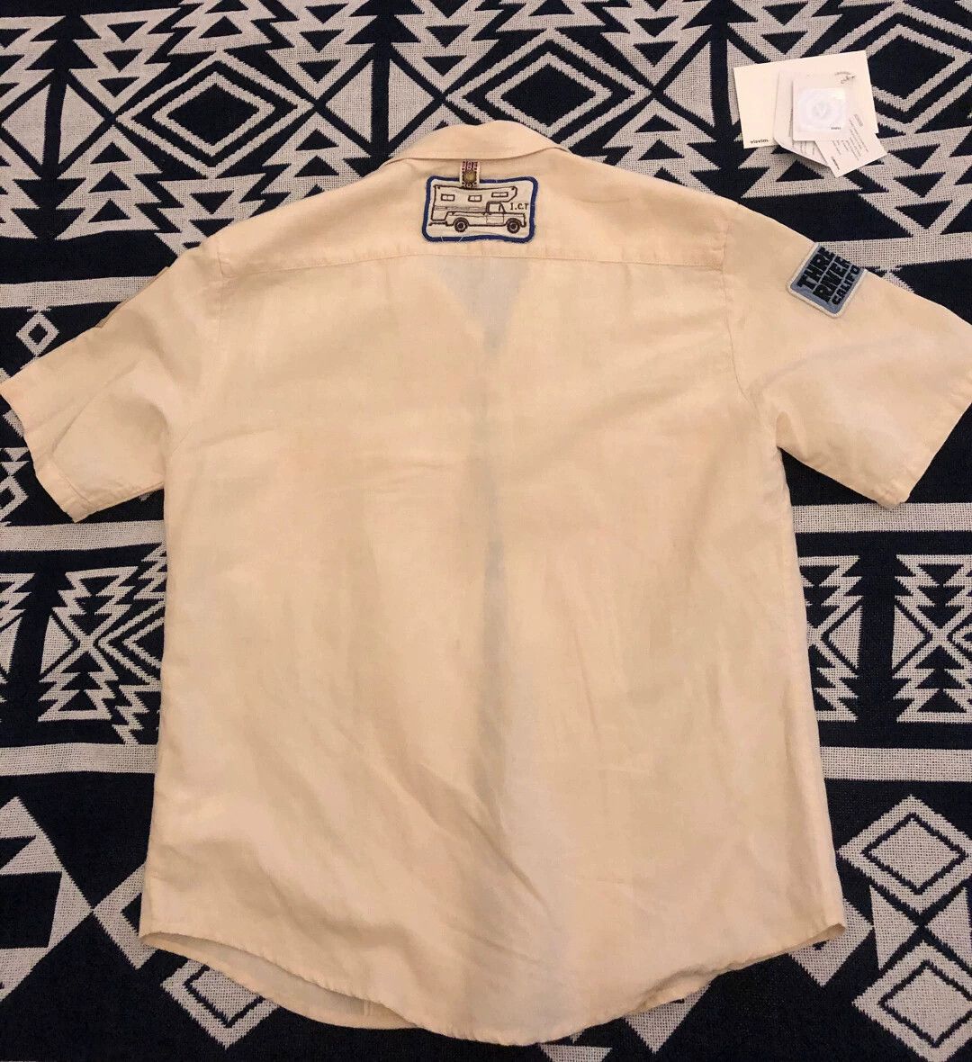 Visvim Visvim 14SS ICT hand-embroidered patch short sleeve shirt Size US S / EU 44-46 / 1 - 3 Thumbnail