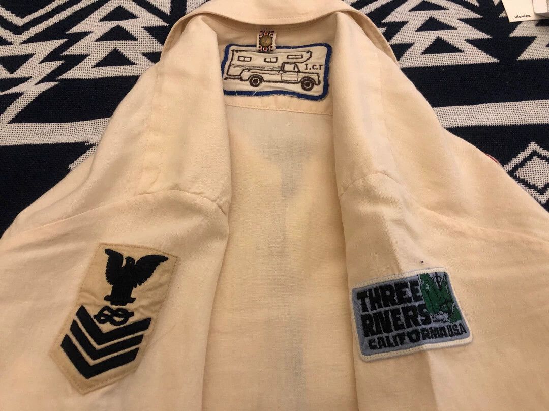 Visvim Visvim 14SS ICT hand-embroidered patch short sleeve shirt Size US S / EU 44-46 / 1 - 6 Thumbnail