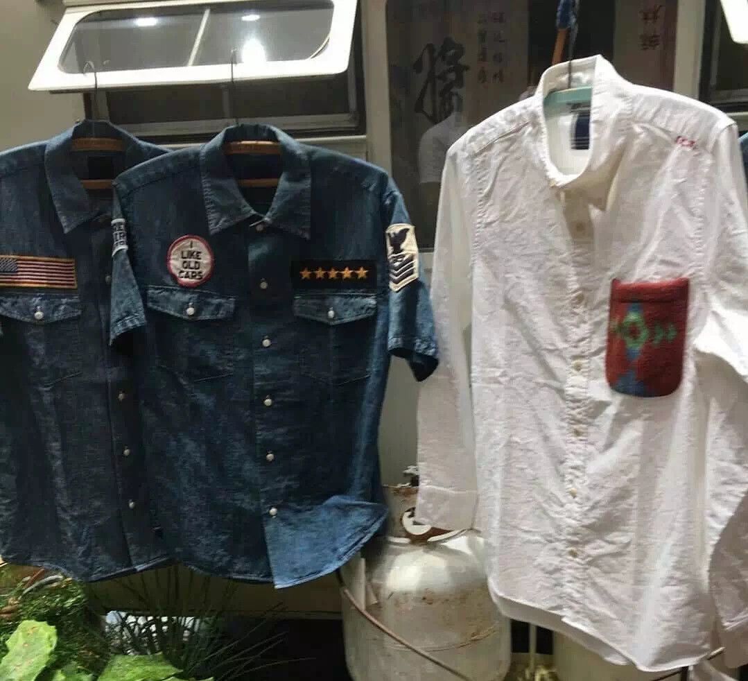 Visvim Visvim 14SS ICT hand-embroidered patch short sleeve shirt Size US S / EU 44-46 / 1 - 8 Thumbnail