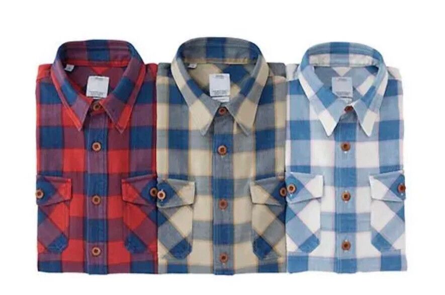 Visvim Visvim Black Elk Flannel Shirt 14SS Black Elk Flannel Indigo Buffalo Check Shirt Size US XS / EU 42 / 0 - 3 Thumbnail