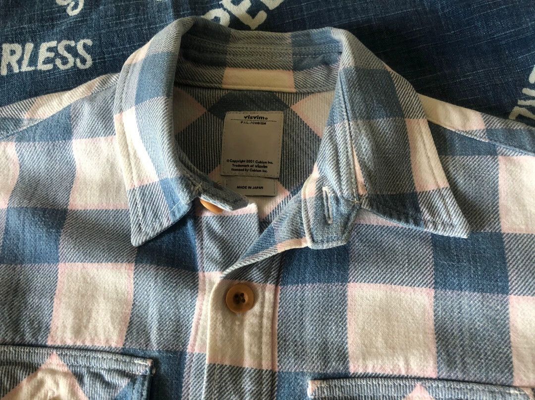 Visvim Visvim Black Elk Flannel Shirt 14SS Black Elk Flannel Indigo Buffalo Check Shirt Size US XS / EU 42 / 0 - 4 Thumbnail