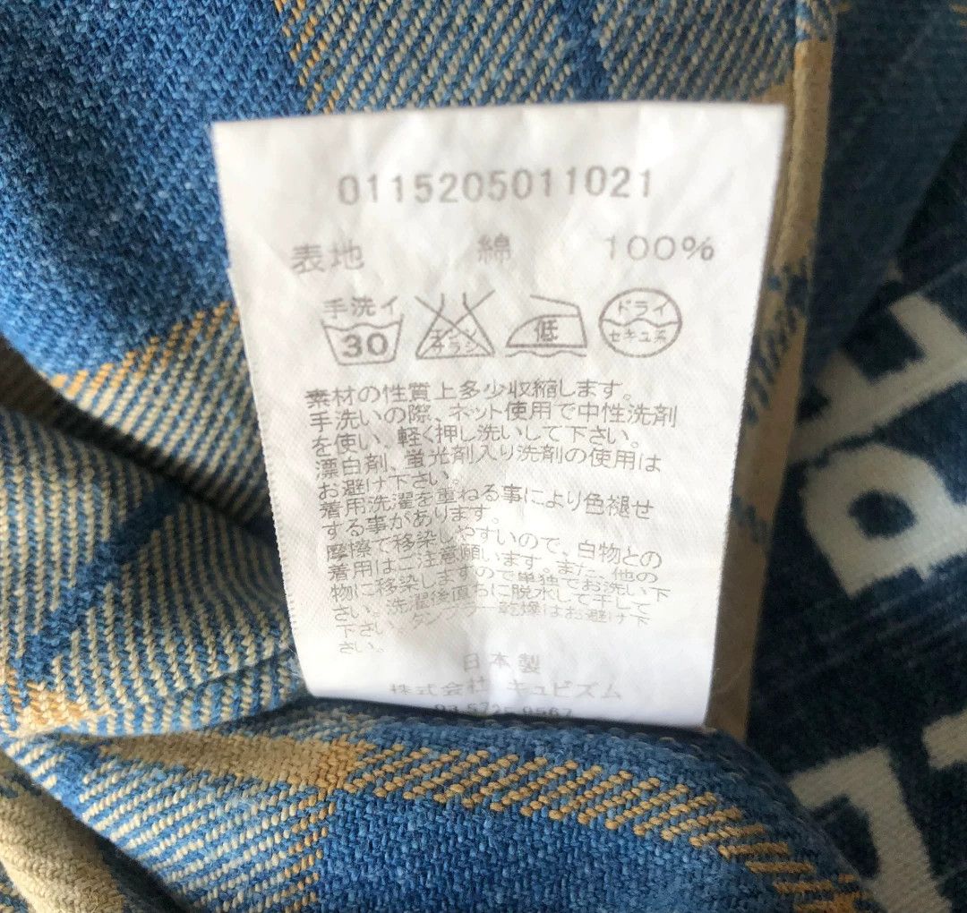 Visvim Visvim 15AW Black Elk Fannel L/S（Indigo Check） Size US S / EU 44-46 / 1 - 5 Thumbnail