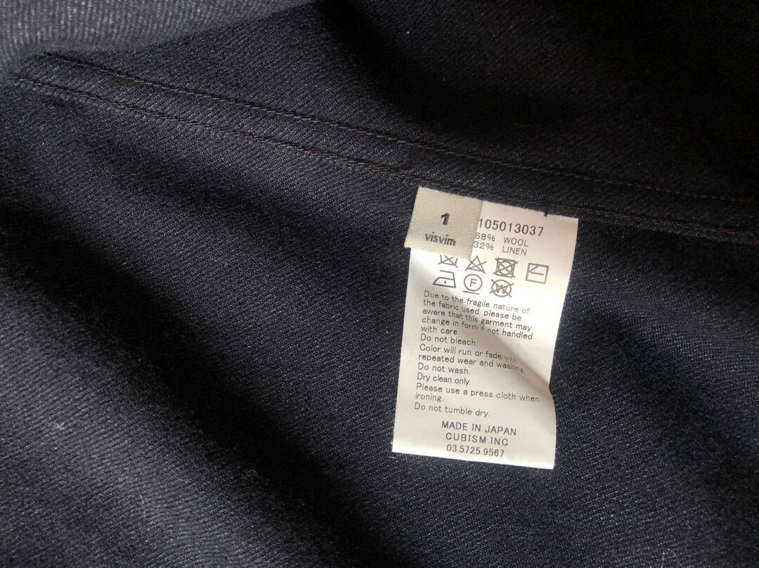 Visvim Visvim 17SS Benny Jkt US（W/L）size1 Navy Benny Jacket Size US S / EU 44-46 / 1 - 5 Thumbnail