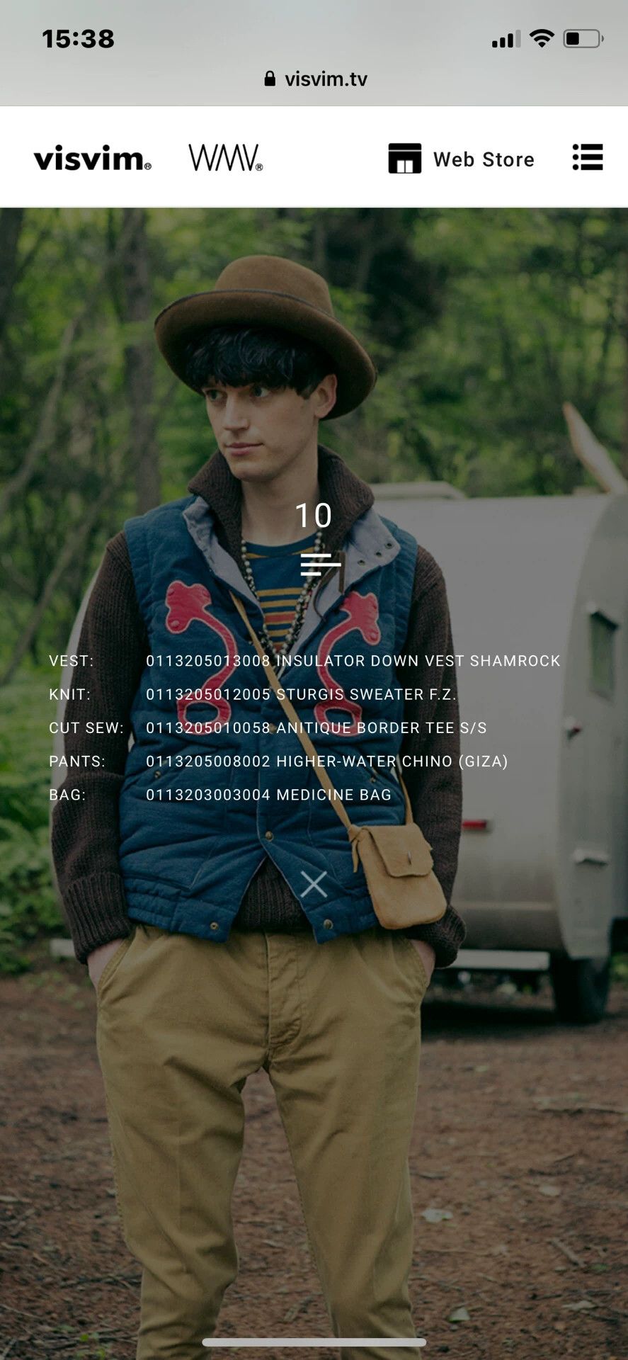Visvim Visvim 13AW Insulator Down Vest Shamrock Size US M / EU 48-50 / 2 - 8 Thumbnail