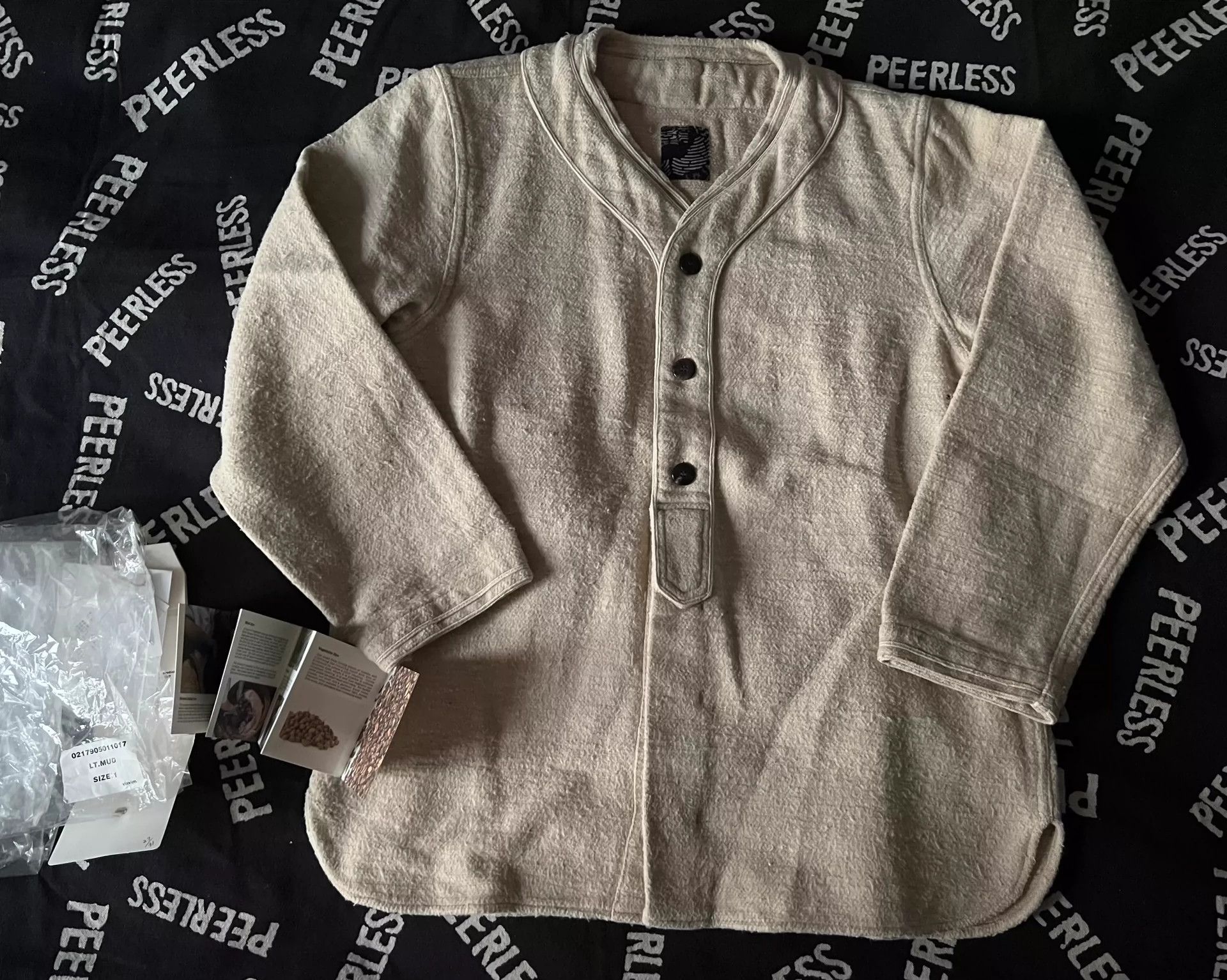 Visvim Visvim ICT 17AW Dugout Shirt L/S N.D. Gara-Bou Size US S / EU 44-46 / 1 - 2 Thumbnail