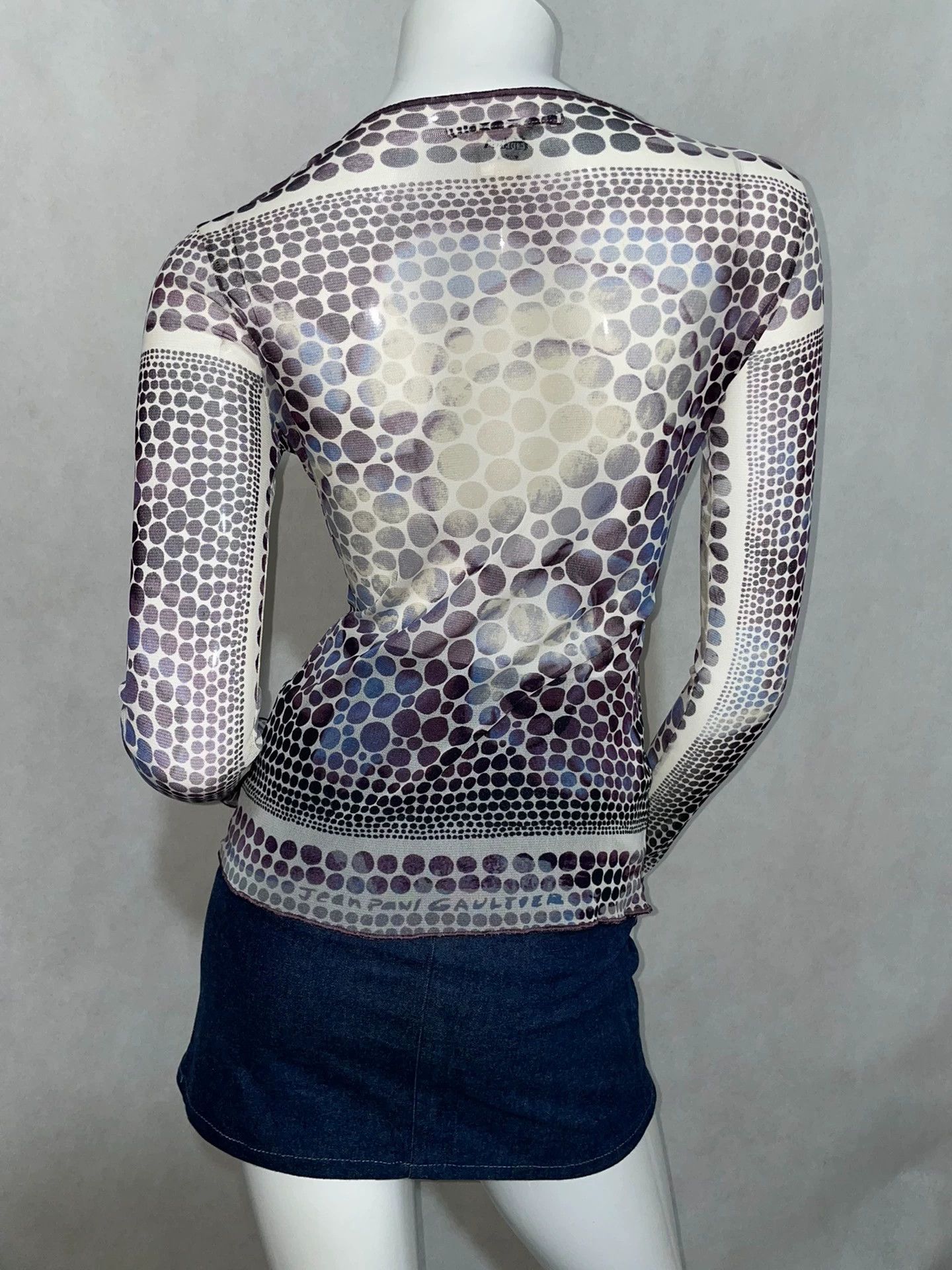 Jean Paul Gaultier Jean Paul Gaultier Mesh tattooed clothes Size US M / EU 48-50 / 2 - 6 Thumbnail