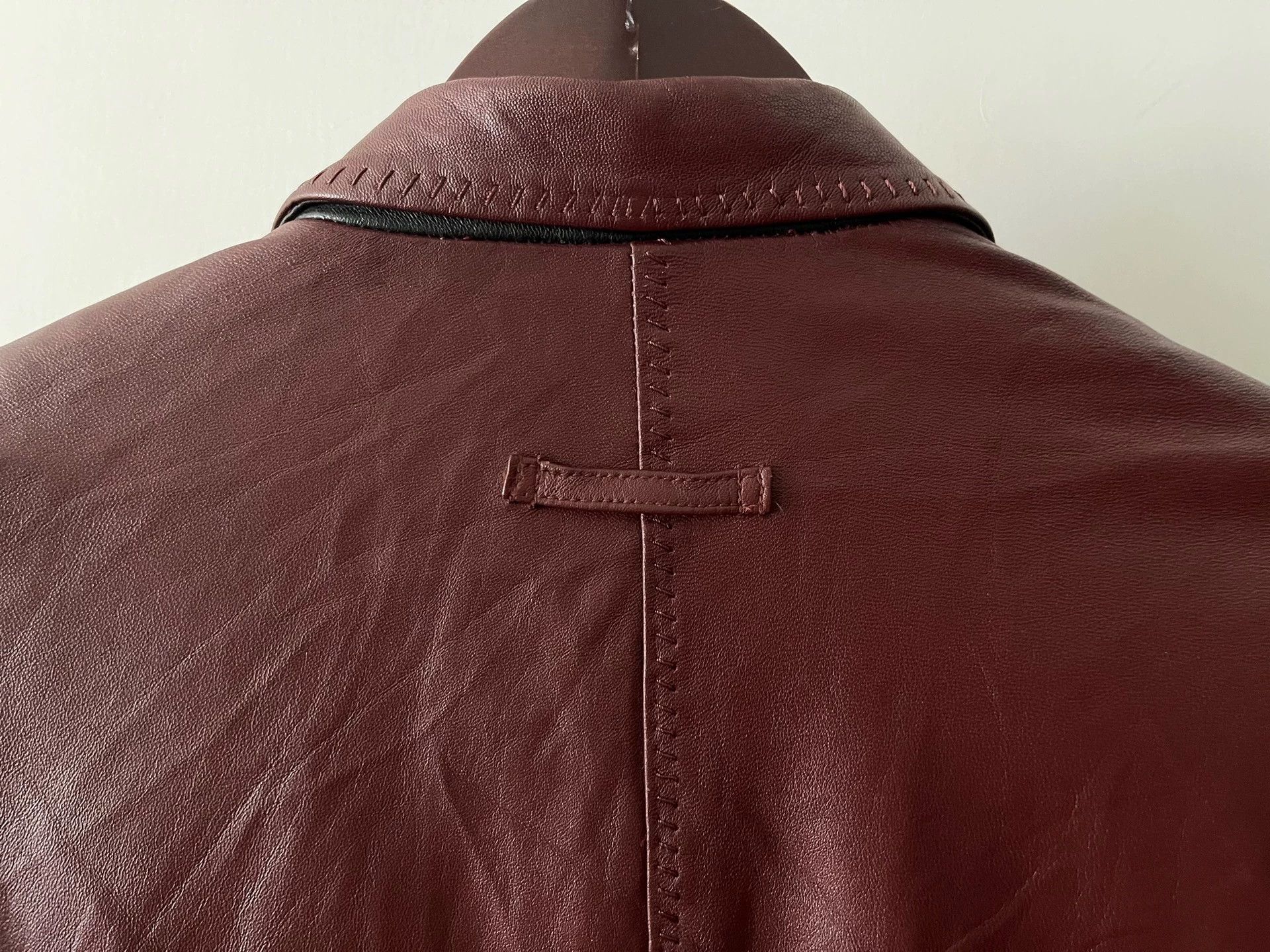 Jean Paul Gaultier Jean Paul Gaultier Wine red cowhide suit Size US S / EU 44-46 / 1 - 3 Thumbnail