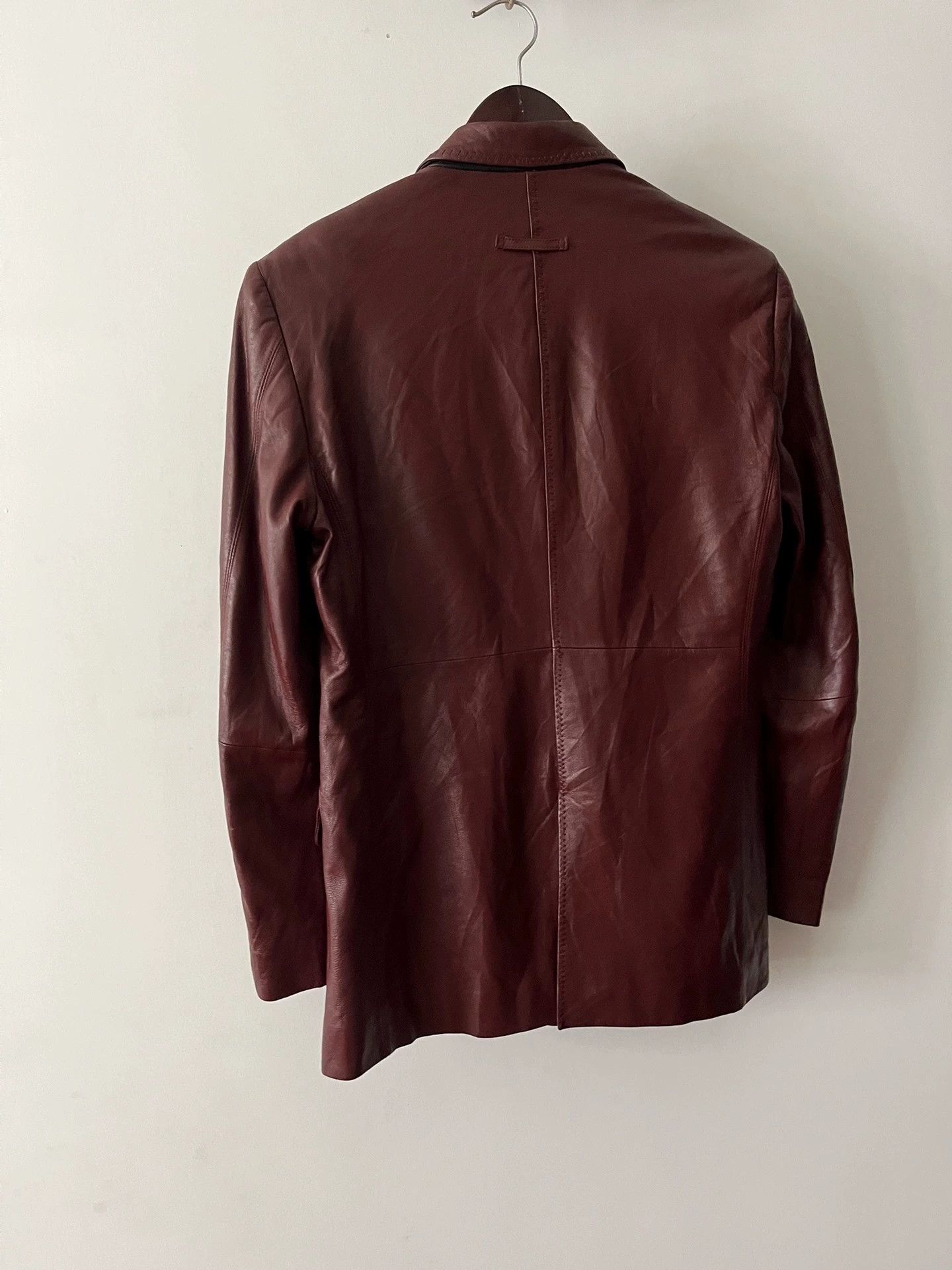 Jean Paul Gaultier Jean Paul Gaultier Wine red cowhide suit Size US S / EU 44-46 / 1 - 2 Thumbnail