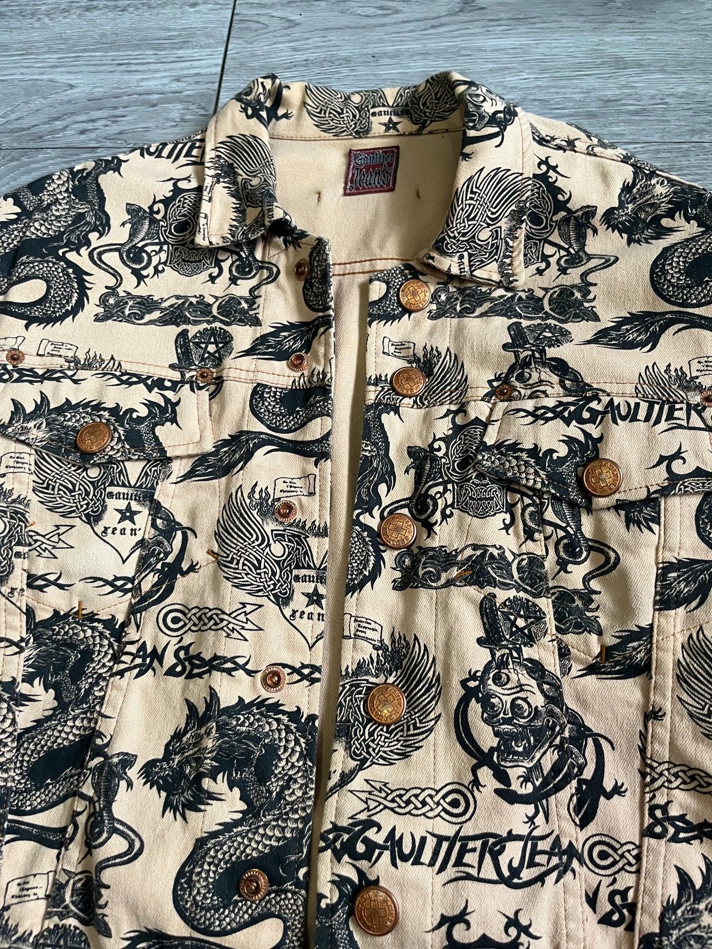 Jean Paul Gaultier Jean Paul Gaultier Dragon short coat Size US M / EU 48-50 / 2 - 3 Thumbnail