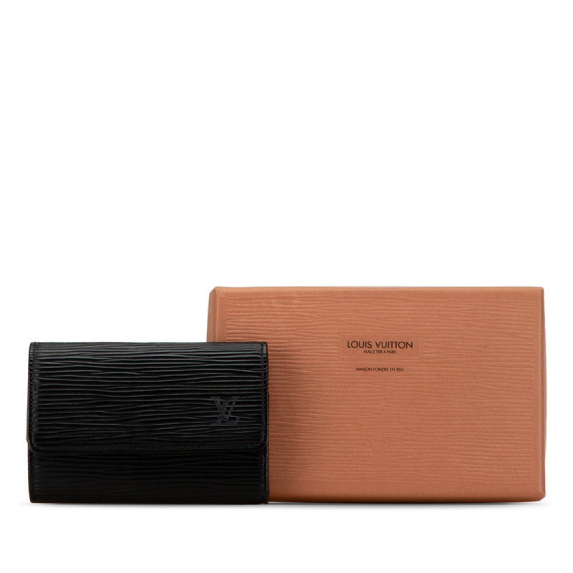 Louis Vuitton Louis Vuitton Epi Multicle 6 Key Case M63812 Noir Black Leather Women's LOUIS VUITTON Size ONE SIZE - 8 Thumbnail